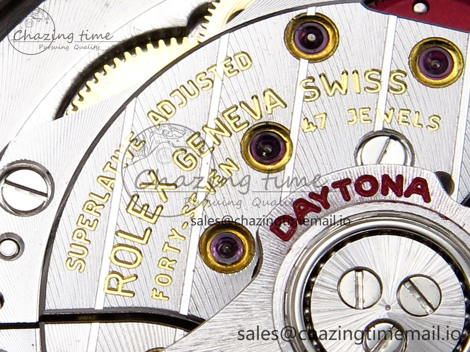 Daytona 126503 APSF 1:1 Best Edition YG Black Diamonds Dial on YG SS Bracelet SH4131