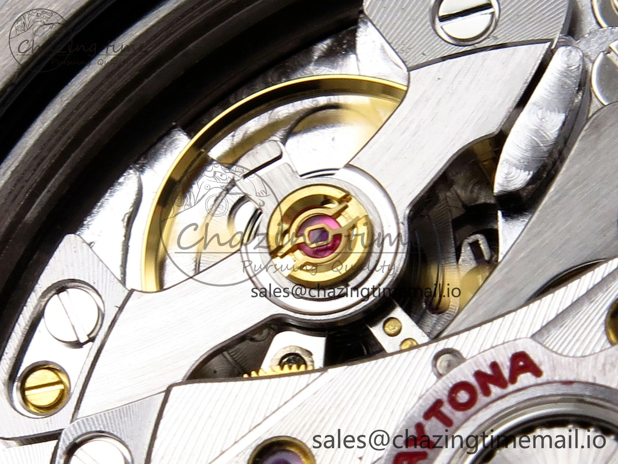 Daytona 126503 APSF 1:1 Best Edition YG Black Diamonds Dial on YG SS Bracelet SH4131