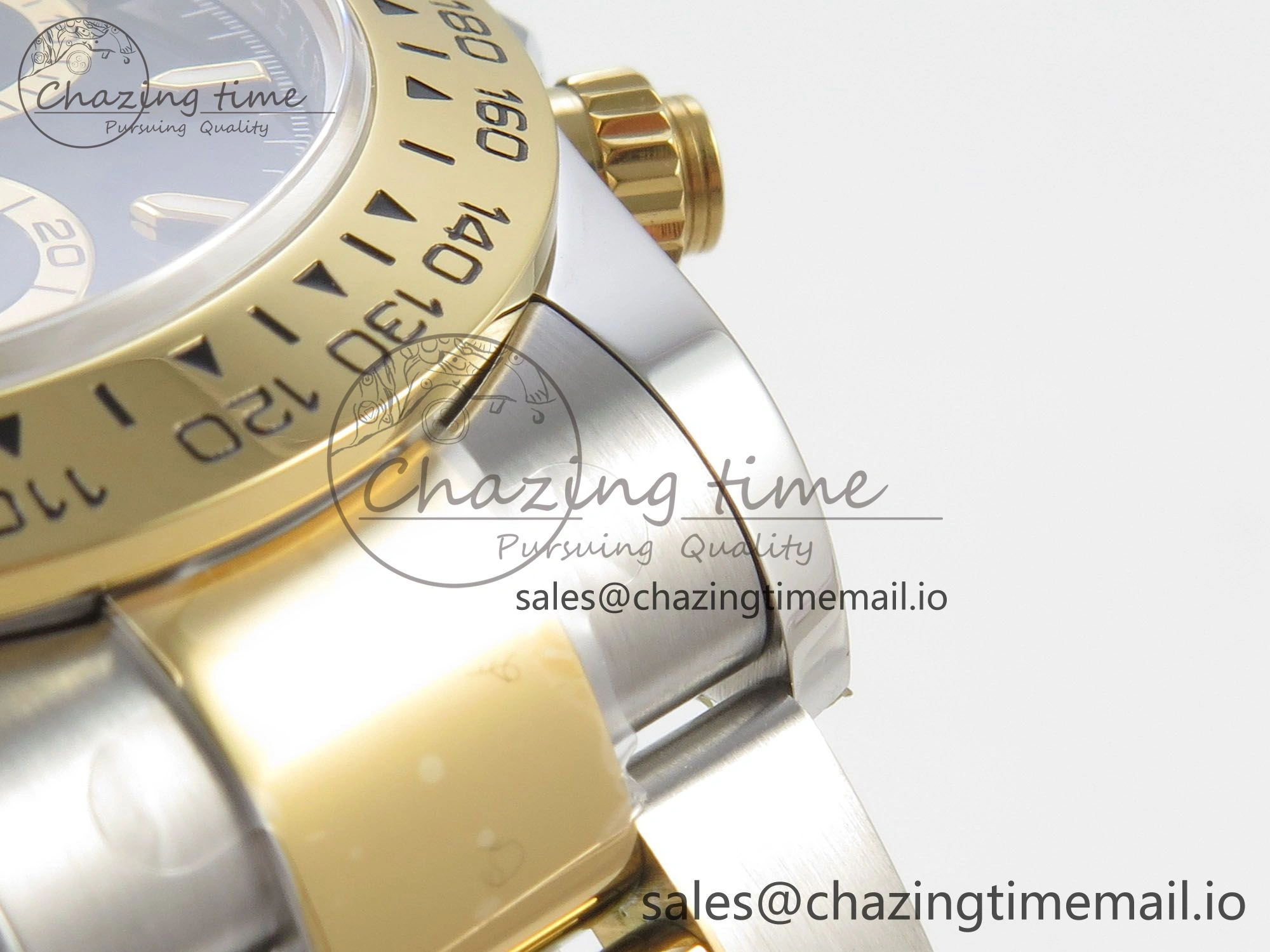 Daytona 126503 Clean 1:1 Best Edition 904L Black Dial on SS YG Bracelet Super Clone DD4131