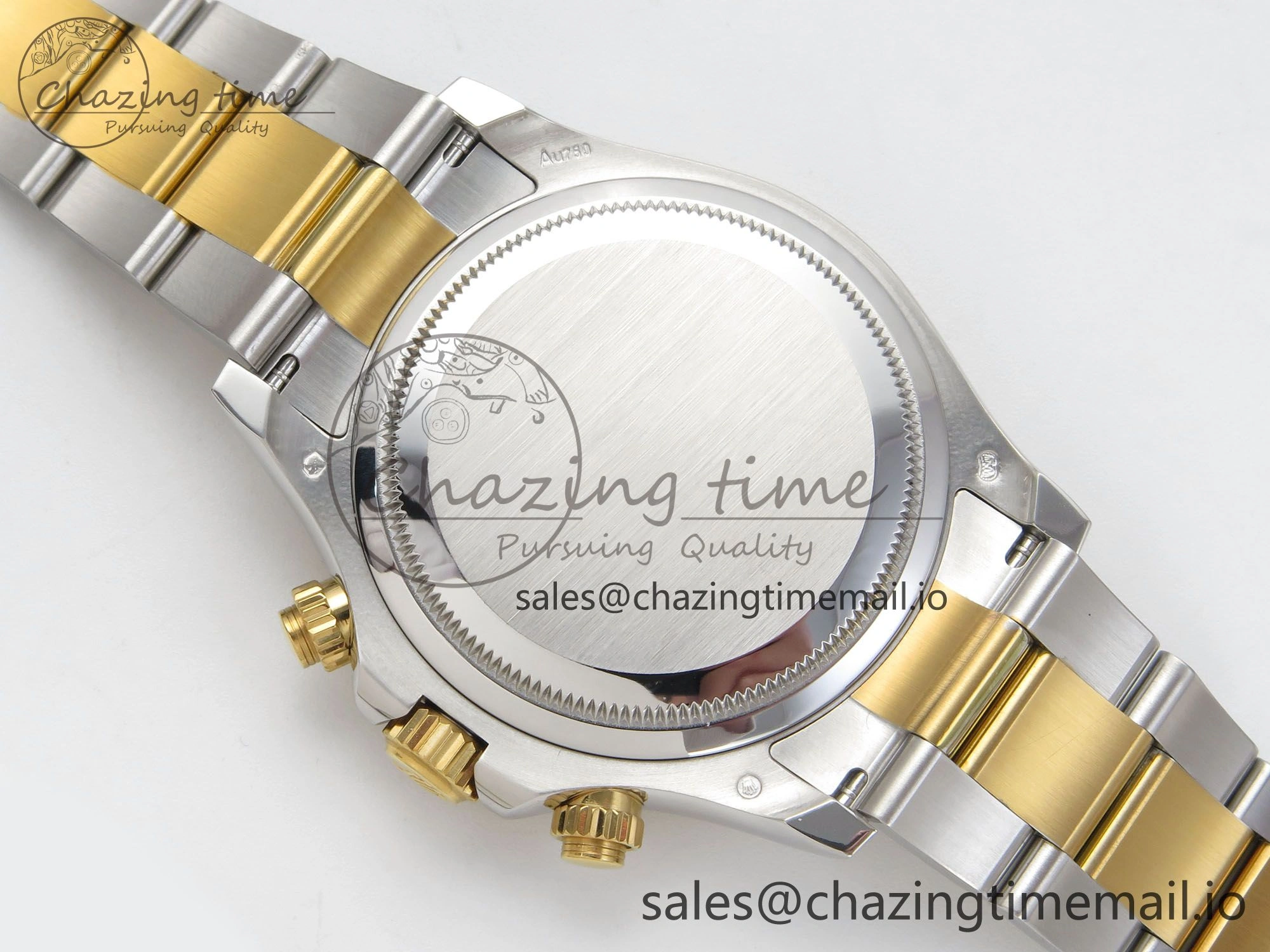 Daytona 126503 Clean 1:1 Best Edition 904L Black YG Diamond Dial on SS YG Bracelet Super Clone DD4131