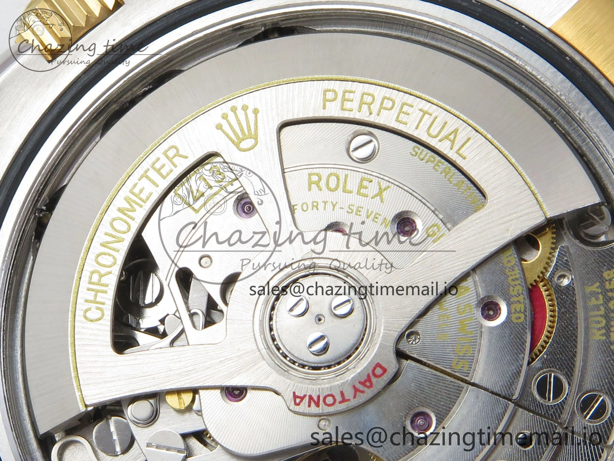 Daytona 126503 Clean 1:1 Best Edition 904L Black YG Diamond Dial on SS YG Bracelet Super Clone DD4131