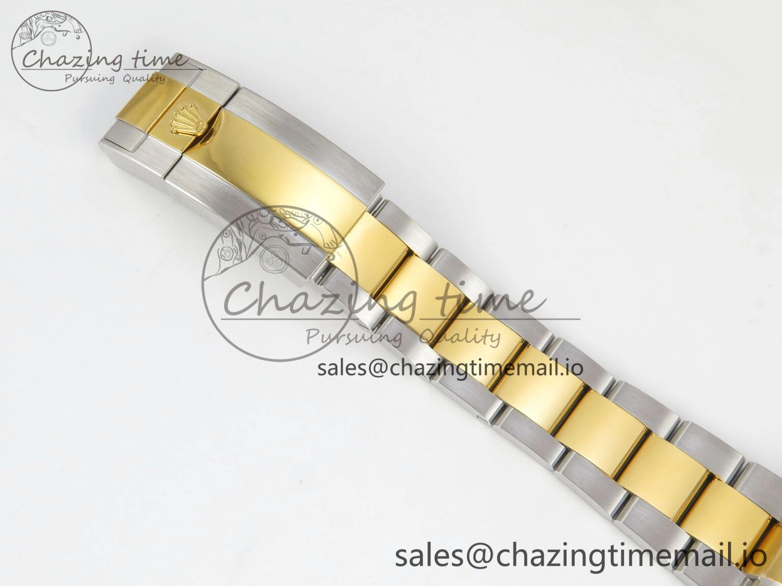 Daytona 126503 Clean 1:1 Best Edition 904L Black YG Diamond Dial on SS YG Bracelet Super Clone DD4131
