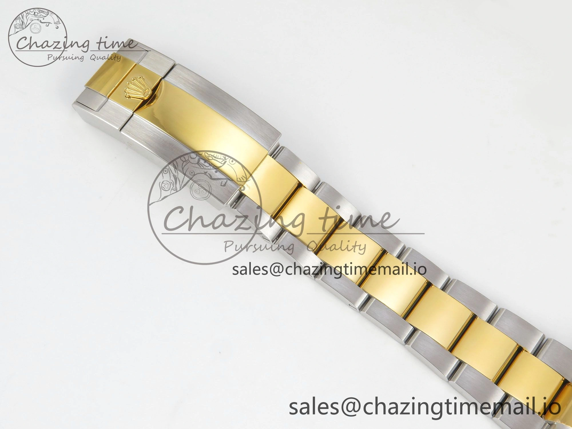 Daytona 126503 Clean 1:1 Best Edition 904L Black YG Diamond Dial on SS YG Bracelet Super Clone DD4131