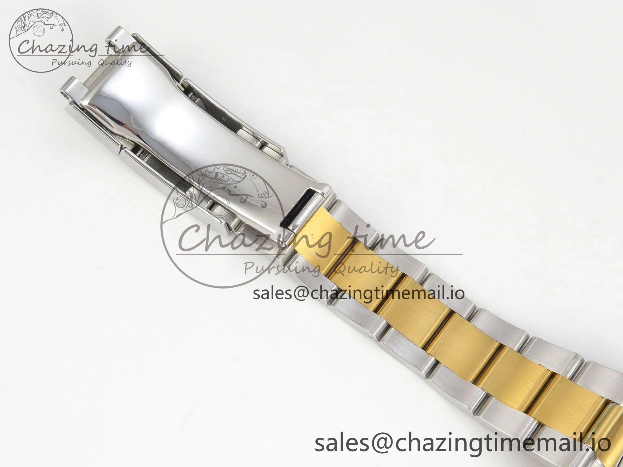 Daytona 126503 Clean 1:1 Best Edition 904L Black YG Diamond Dial on SS YG Bracelet Super Clone DD4131