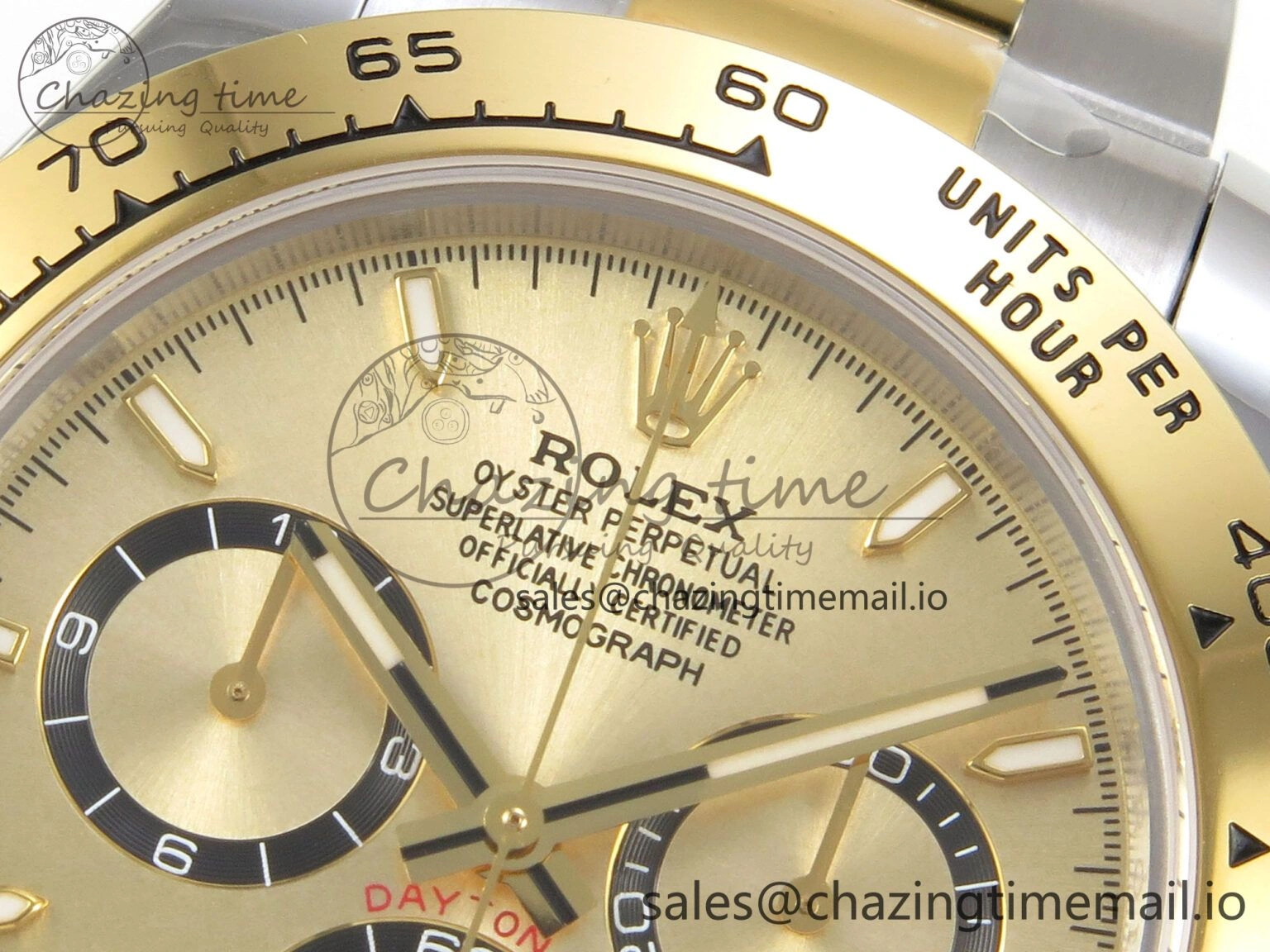 Daytona 126503 Clean 1:1 Best Edition 904L YG Dial on SS YG Bracelet Super Clone DD4131