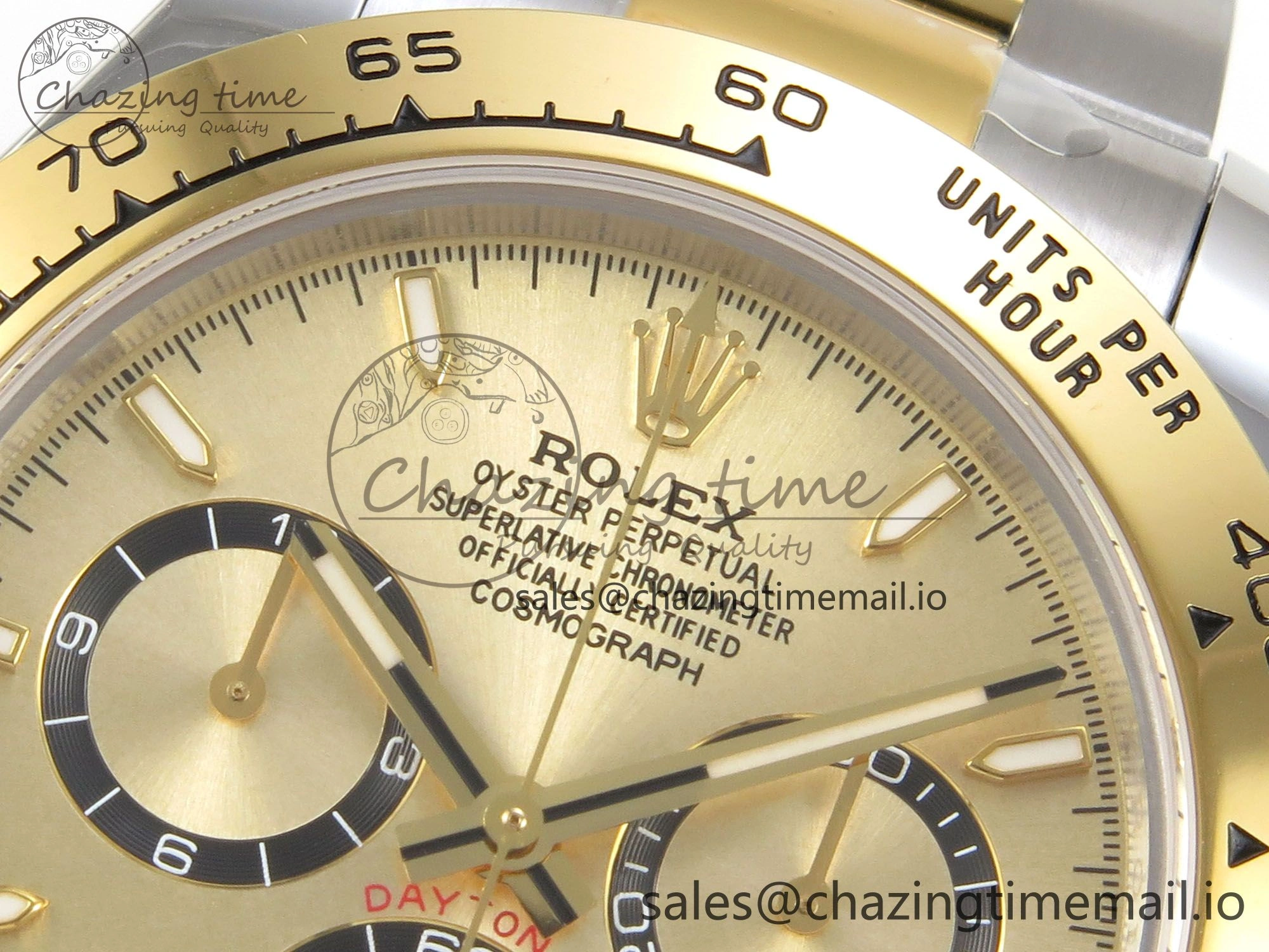 Daytona 126503 Clean 1:1 Best Edition 904L YG Dial on SS YG Bracelet Super Clone DD4131
