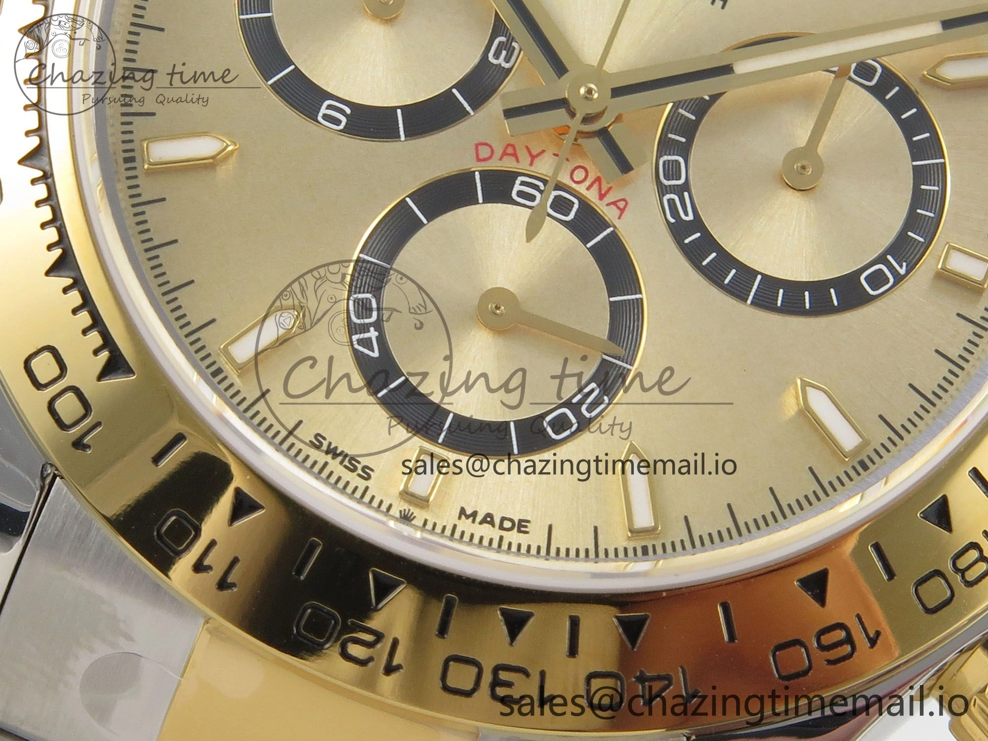 Daytona 126503 Clean 1:1 Best Edition 904L YG Dial on SS YG Bracelet Super Clone DD4131