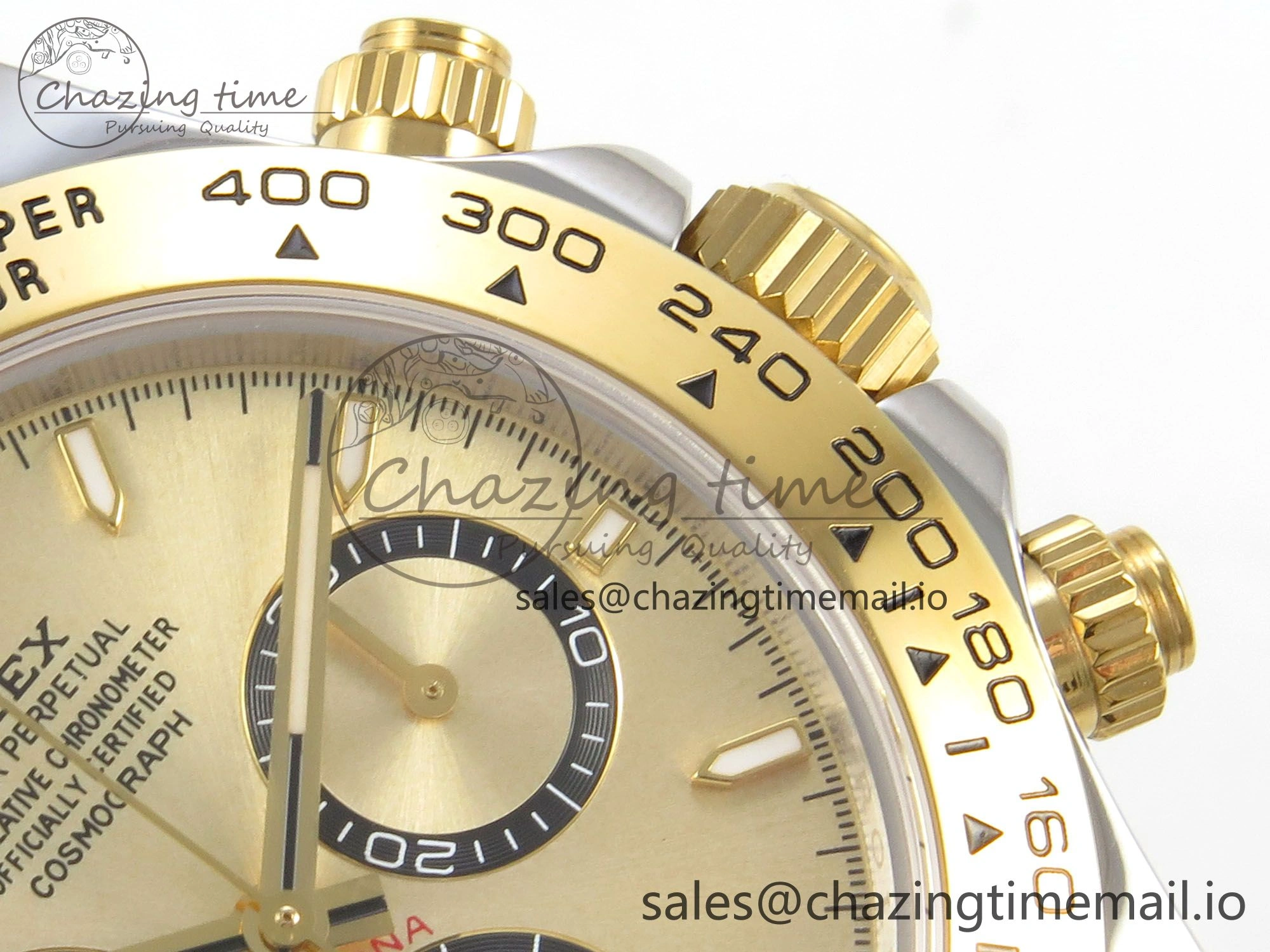 Daytona 126503 Clean 1:1 Best Edition 904L YG Dial on SS YG Bracelet Super Clone DD4131