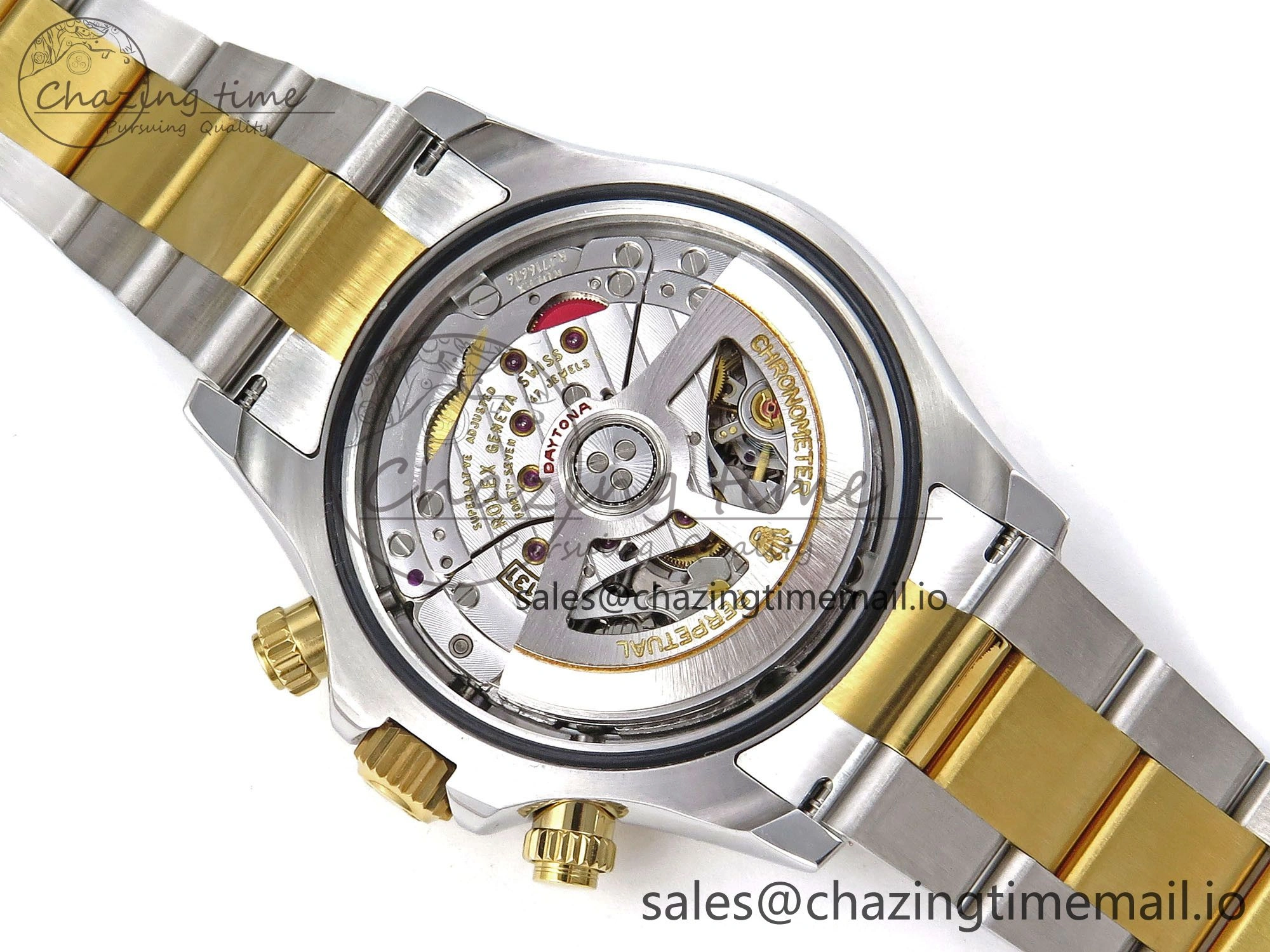 Daytona 126503 QF 1:1 Best Edition Black Dial on SS YG Braclet SH4131 V5