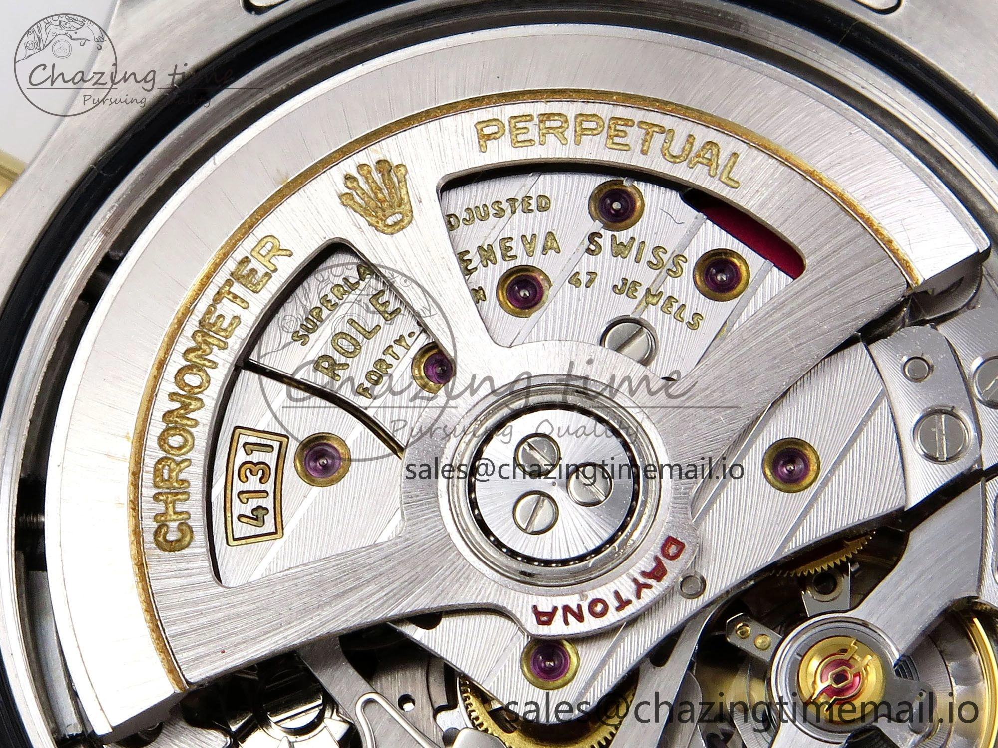Daytona 126503 QF 1:1 Best Edition Black Dial on SS YG Braclet SH4131 V5