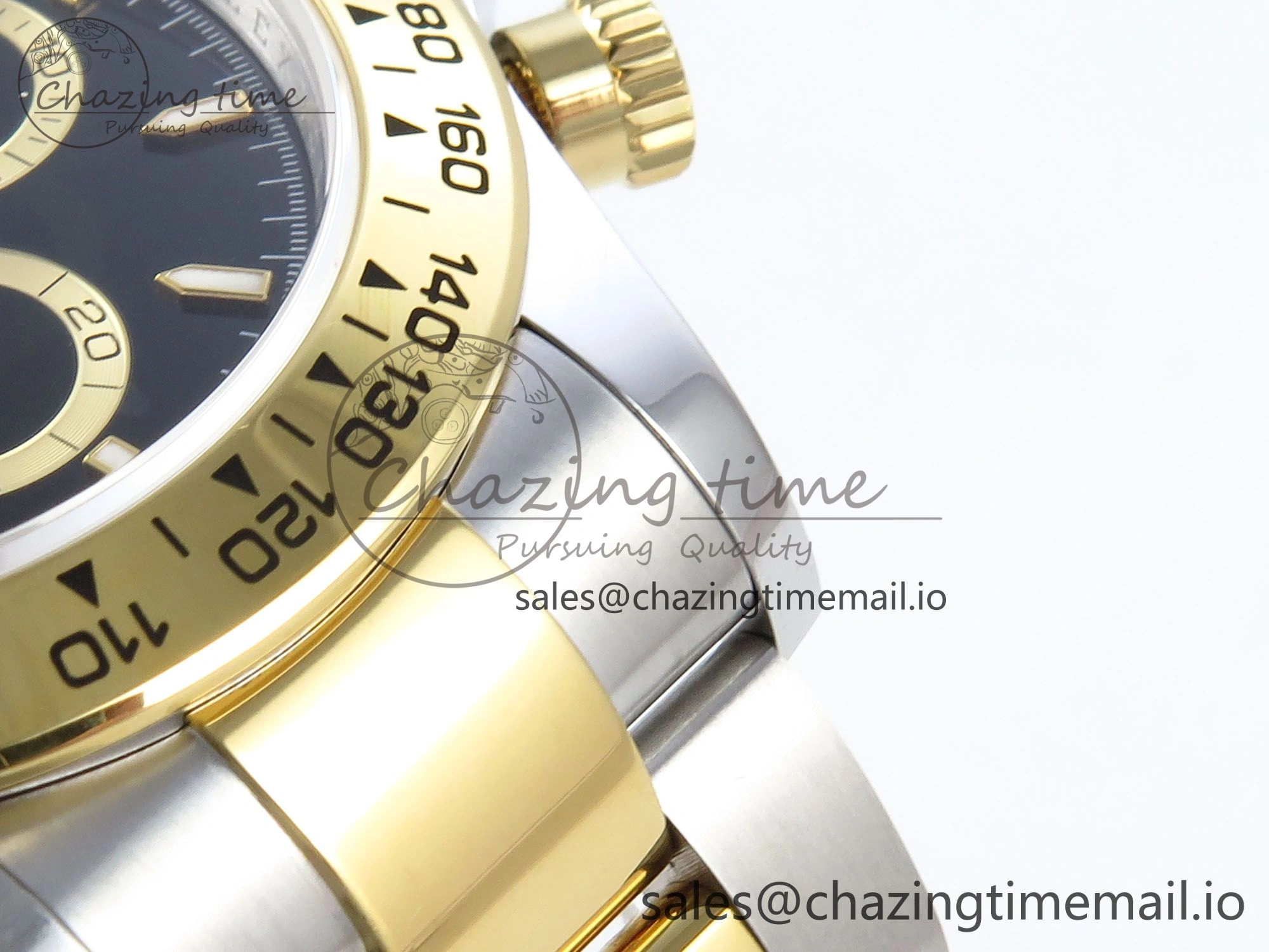 Daytona 126503 QF 1:1 Best Edition Black Dial on SS YG Braclet SH4131 V5