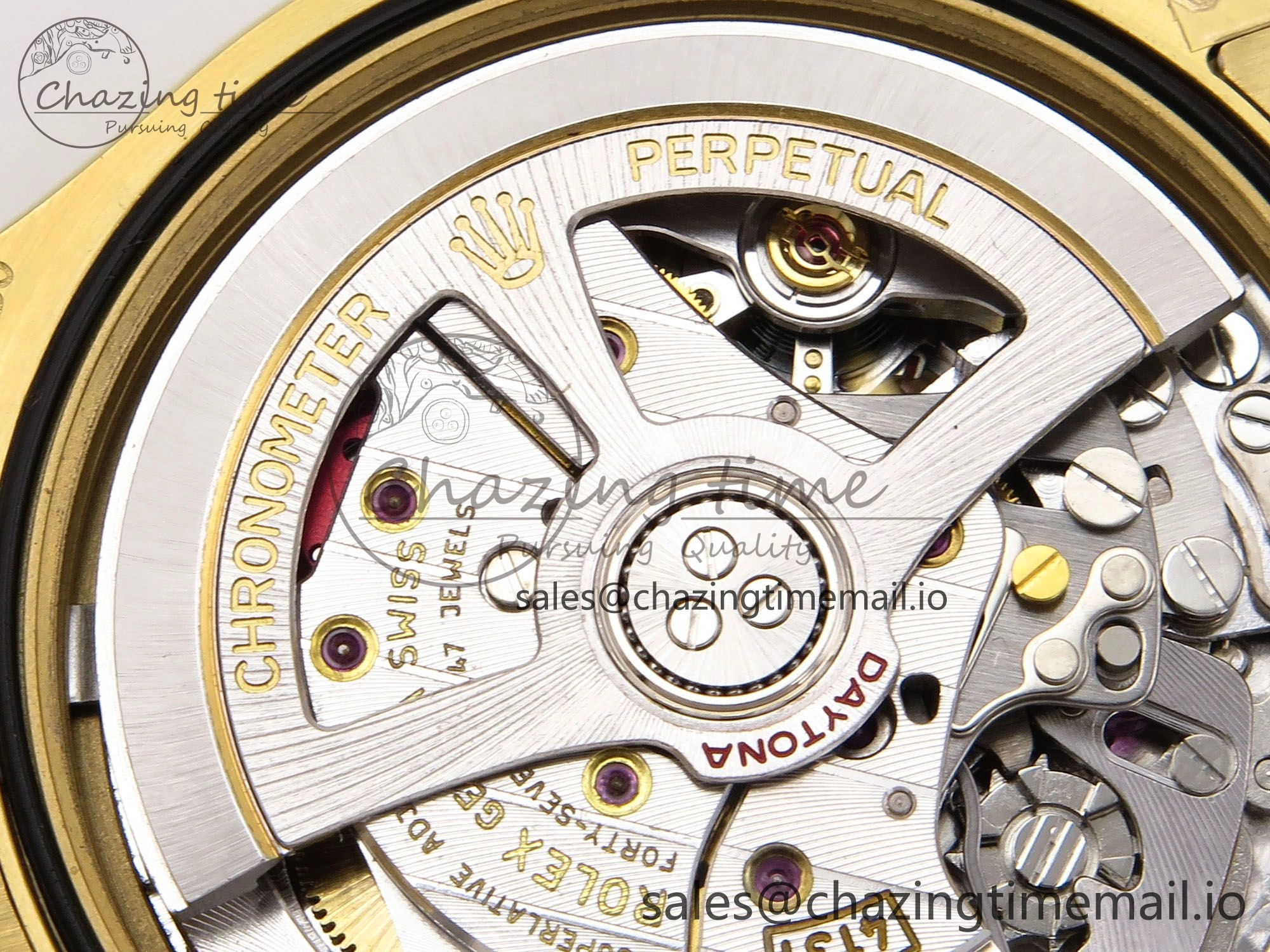 Daytona 126503 QF 1:1 Best Edition Black Dial on YG Bracelet SH4131 V6 (Gain Weight）