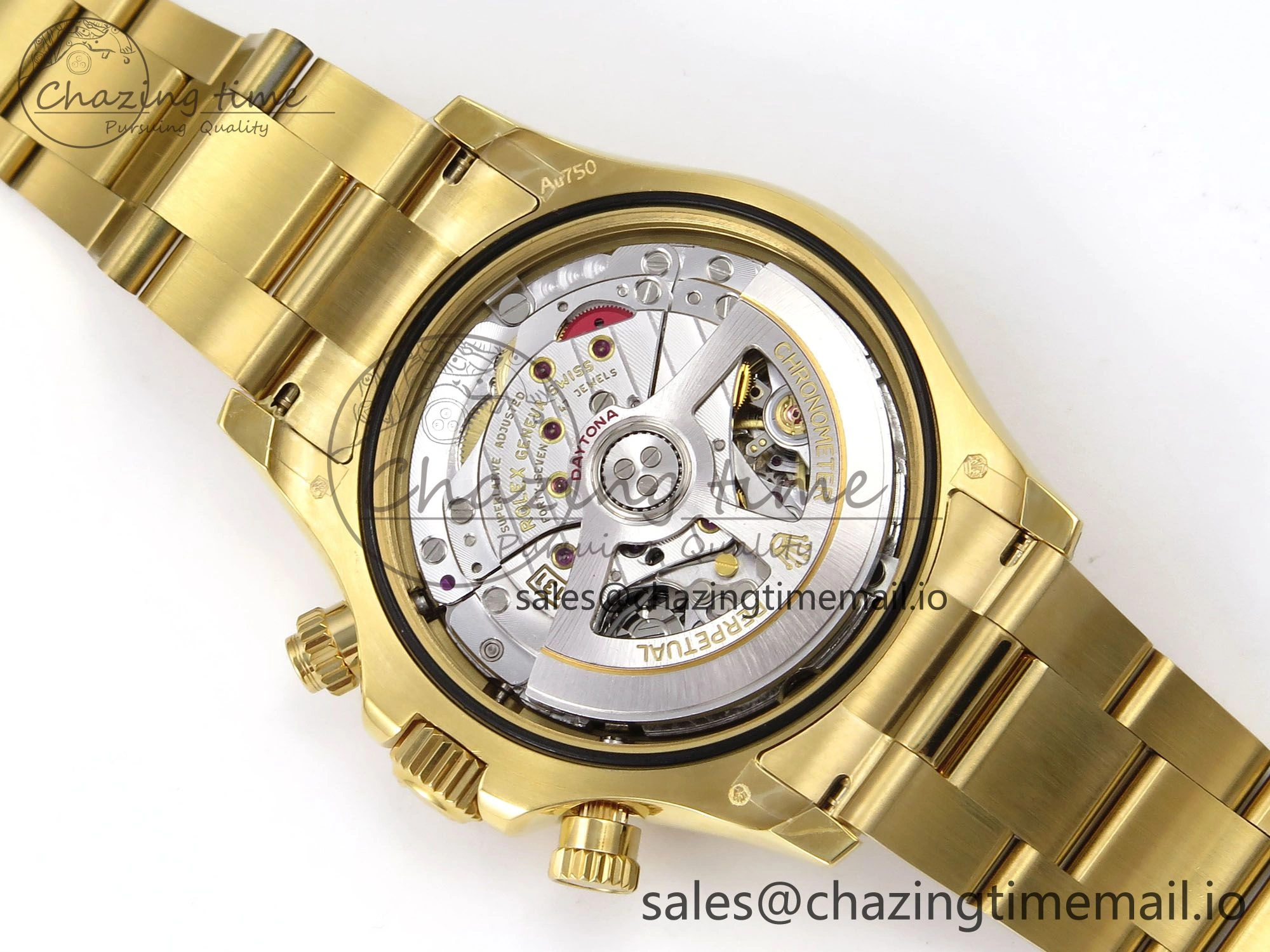 Daytona 126503 QF 1:1 Best Edition Black YG Dial on SS YG Bracelet SH4131 V6 (Gain Weight）