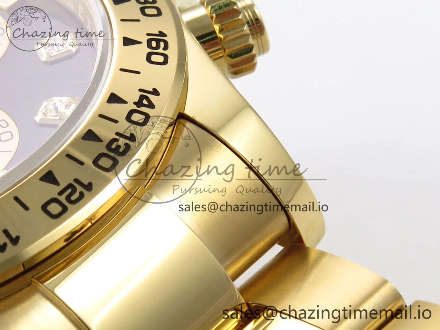 Daytona 126503 QF 1:1 Best Edition Black YG Dial on SS YG Bracelet SH4131 V6 (Gain Weight）