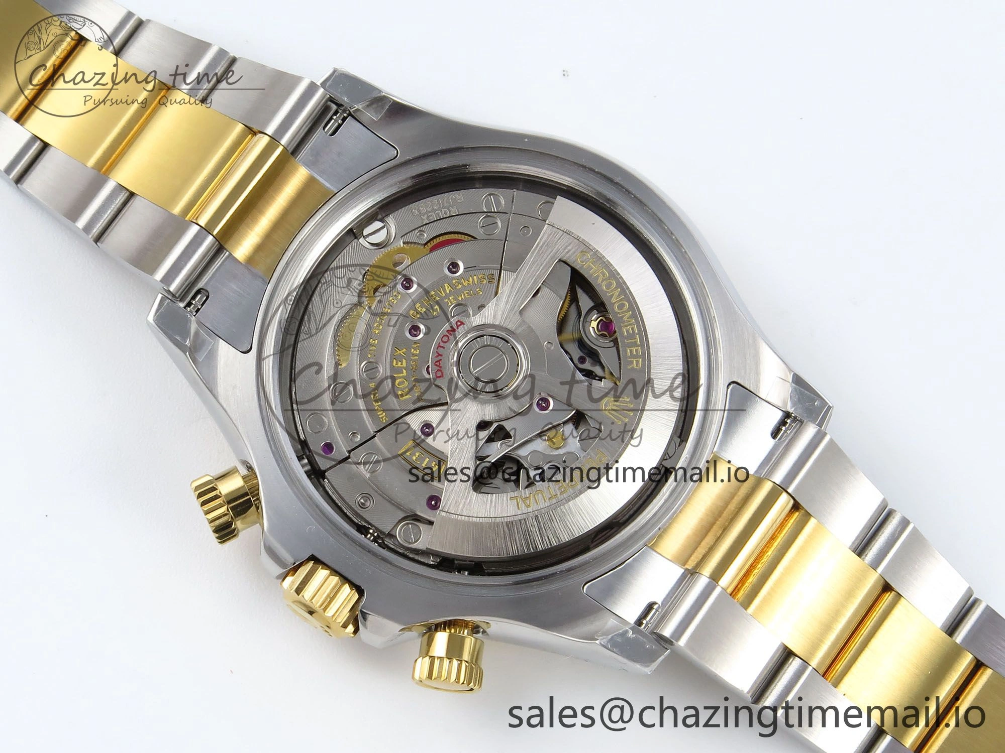Daytona 126503 QF 1:1 Best Edition Black YG Dial on SS YG Braclet SH4131 V5