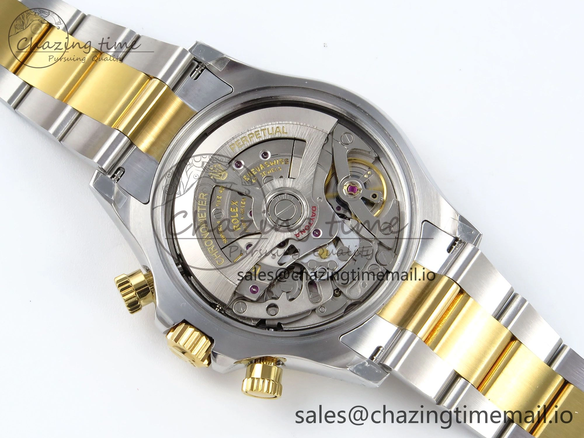 Daytona 126503 QF 1:1 Best Edition Black YG Dial on SS YG Braclet SH4131 V5