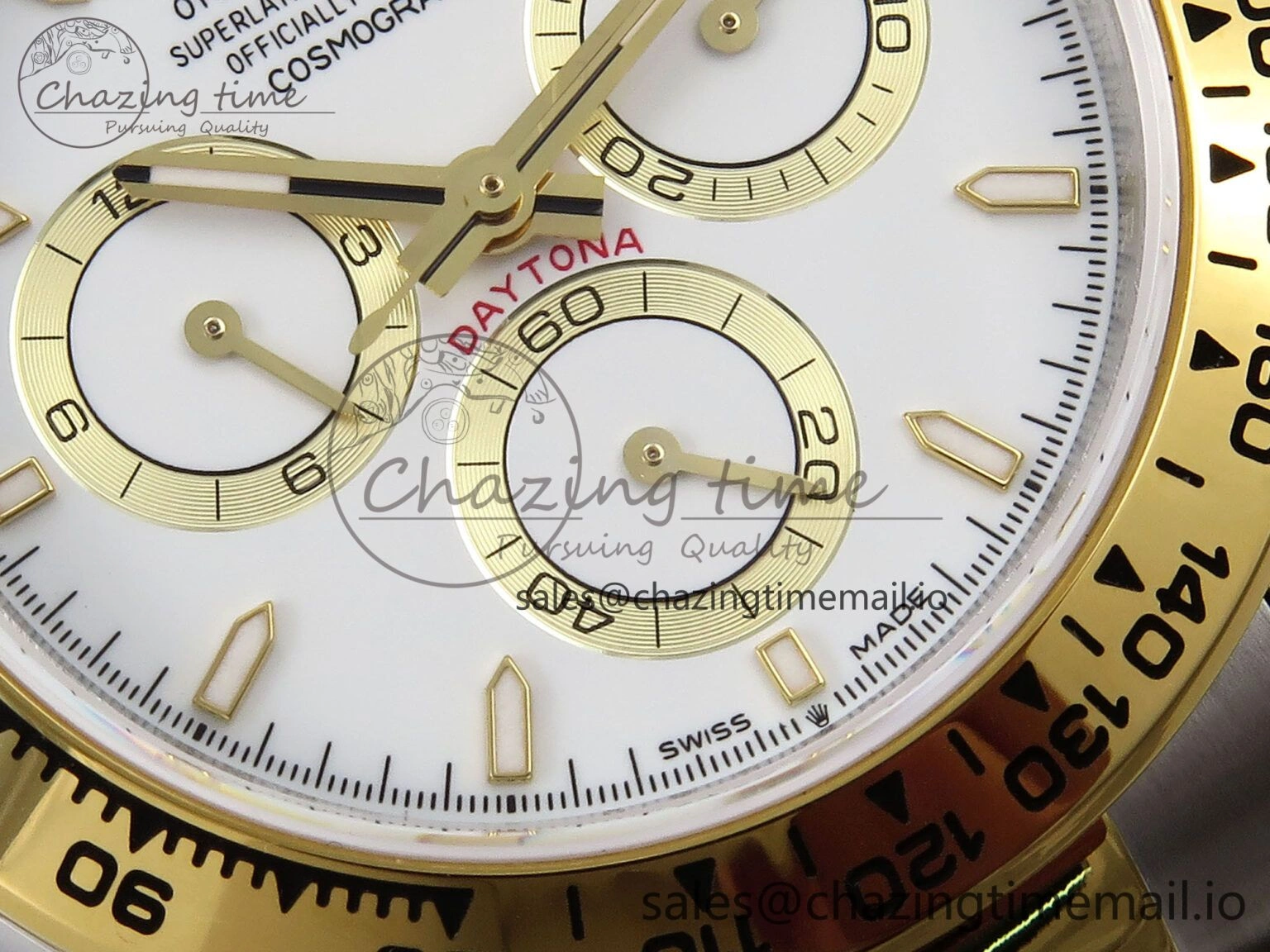 Daytona 126503 QF 1:1 Best Edition White Dial on SS YG Braclet SH4131 V5