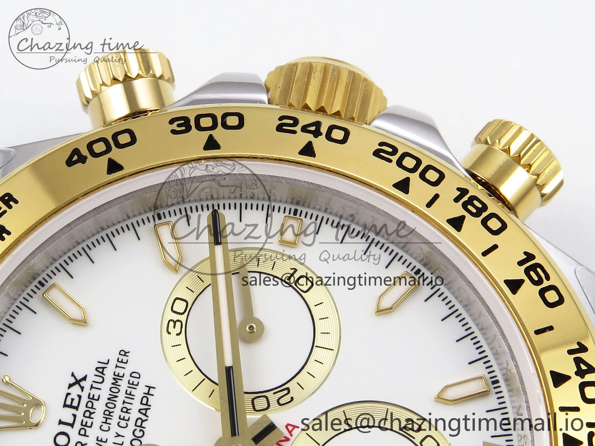 Daytona 126503 QF 1:1 Best Edition White Dial on SS YG Braclet SH4131 V5