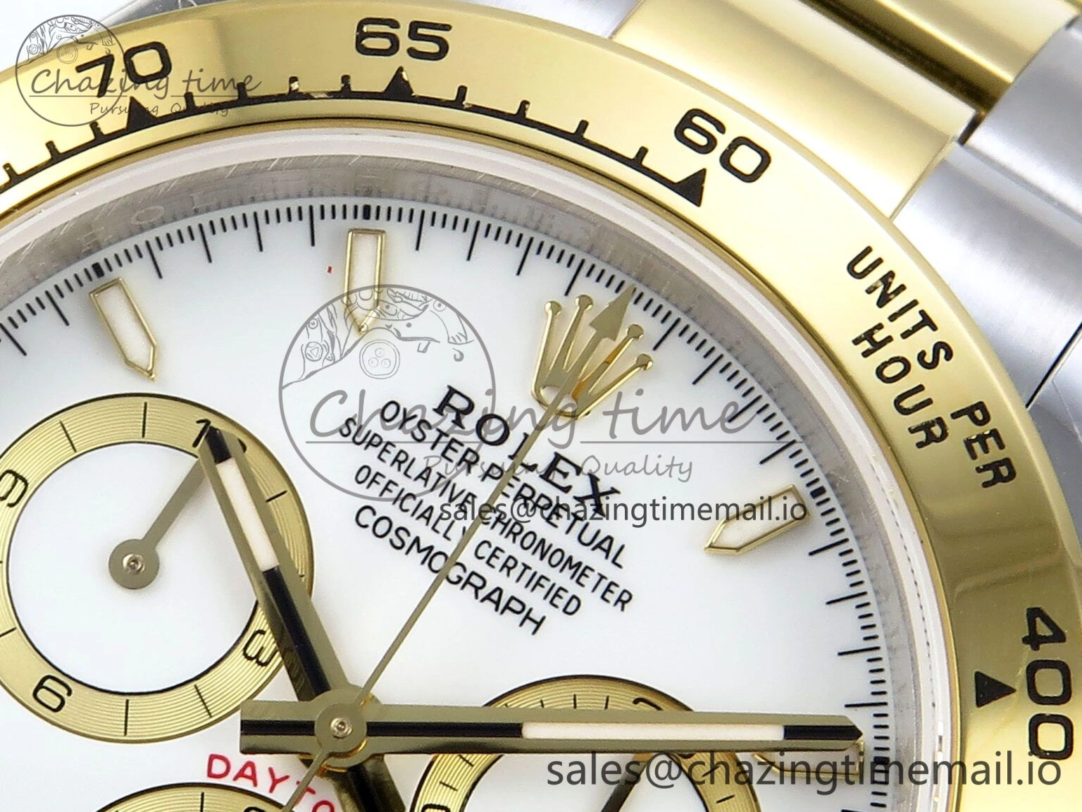 Daytona 126503 QF 1:1 Best Edition White Dial on SS YG Braclet SH4131 V5