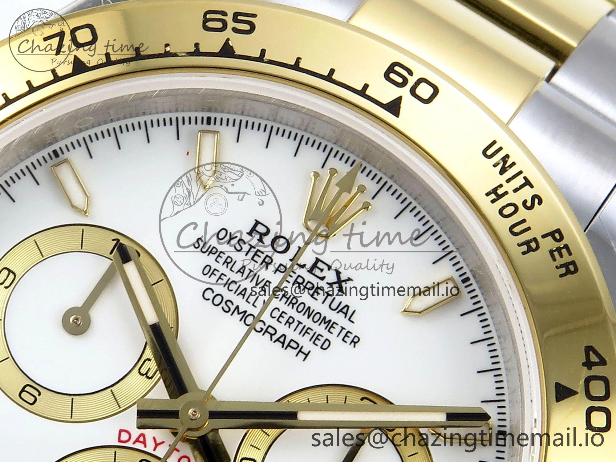 Daytona 126503 QF 1:1 Best Edition White Dial on SS YG Braclet SH4131 V5