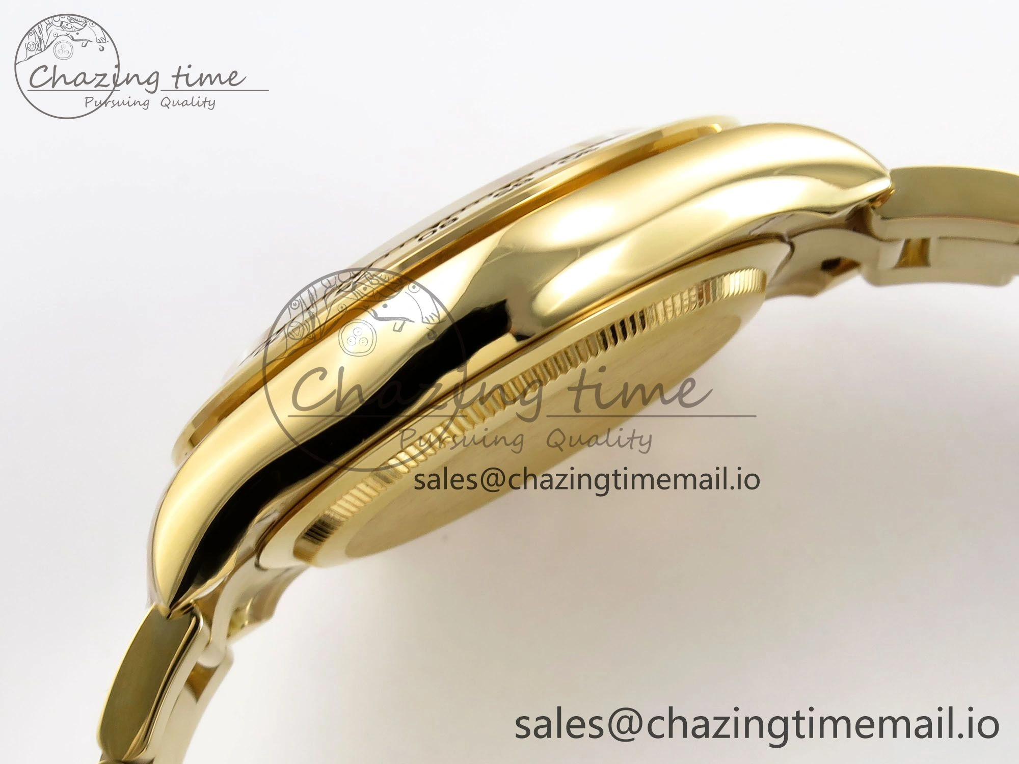 Daytona 126503 QF 1:1 Best Edition White Dial on YG Bracelet SH4131 V6 (Gain Weight）