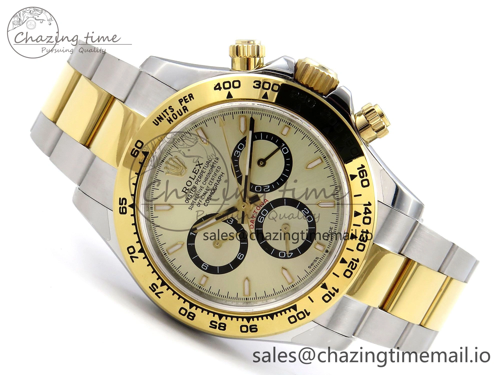 Daytona 126503 QF 1:1 Best Edition YG Dial on SS YG Braclet SH4131 V5