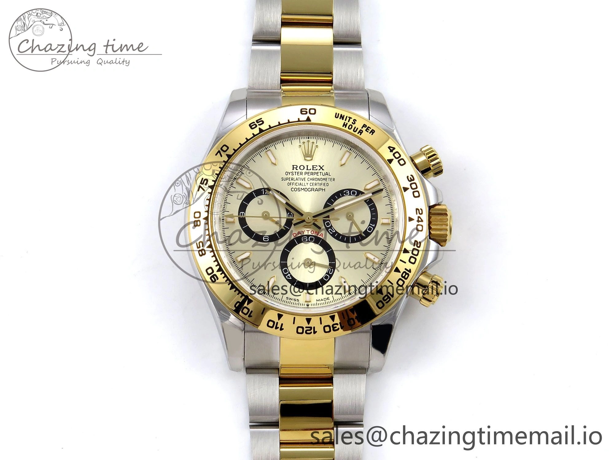 Daytona 126503 QF 1:1 Best Edition YG Dial on SS YG Braclet SH4131 V5
