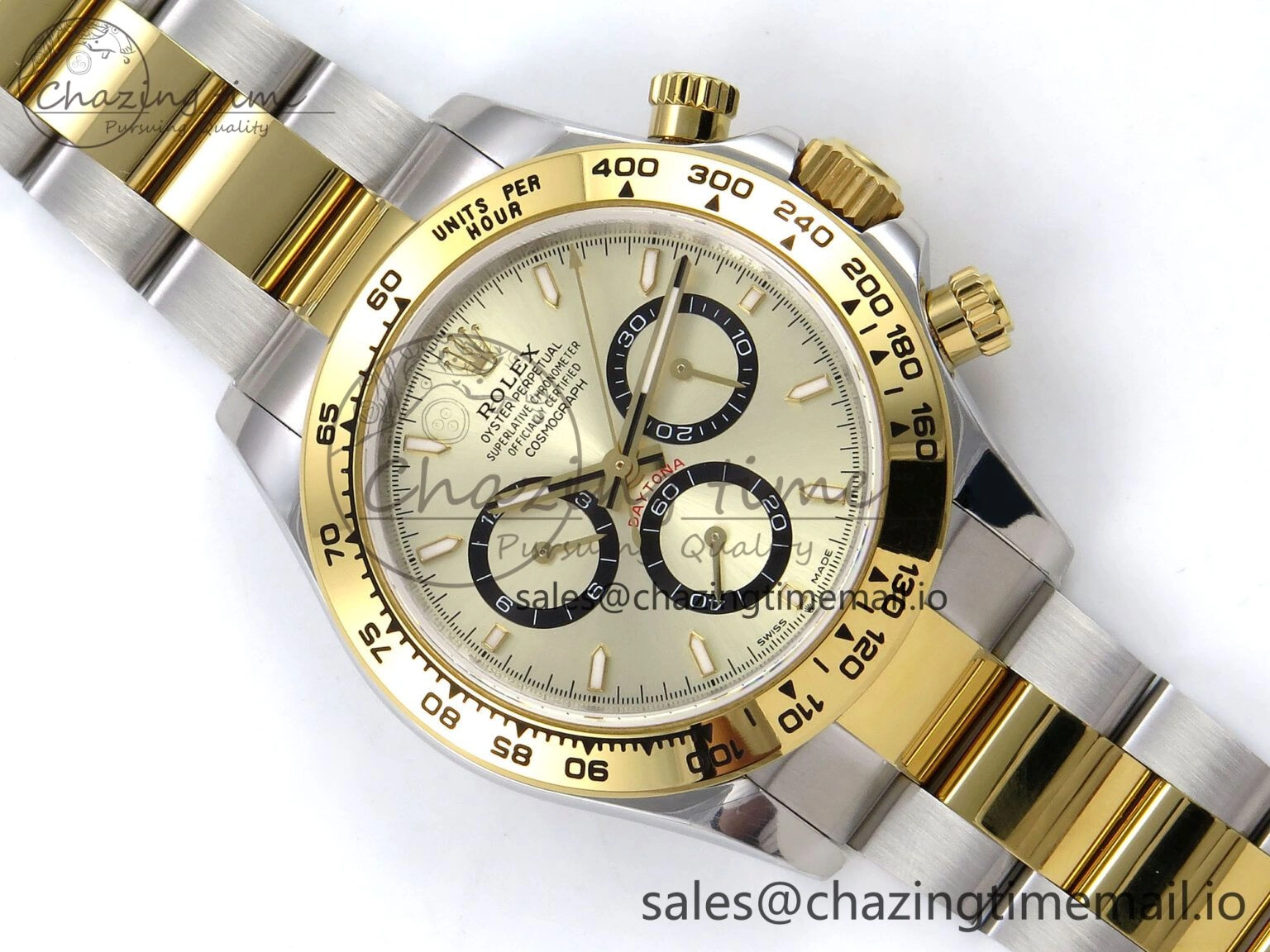 Daytona 126503 QF 1:1 Best Edition YG Dial on SS YG Braclet SH4131 V5