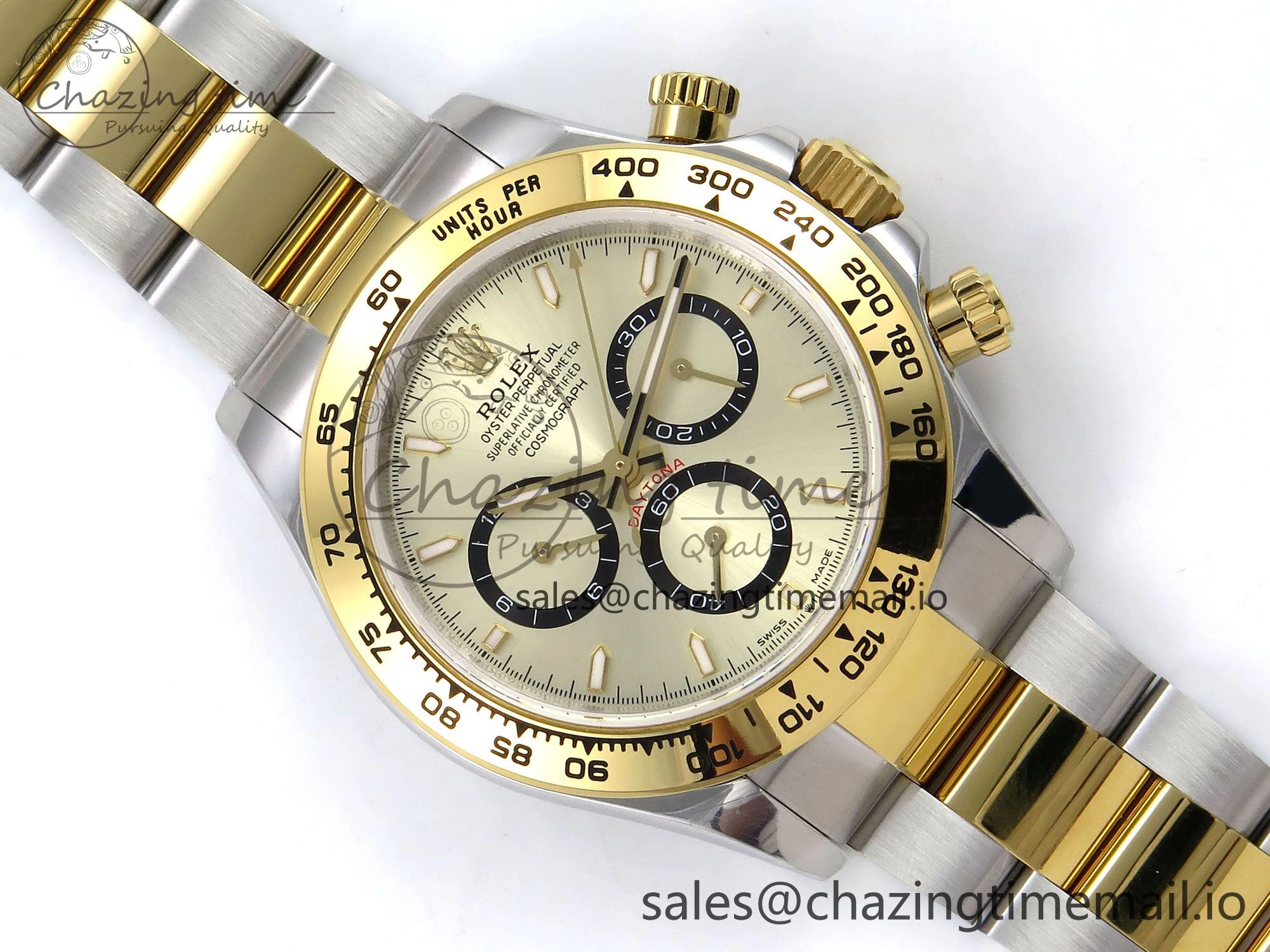 Daytona 126503 QF 1:1 Best Edition YG Dial on SS YG Braclet SH4131 V5