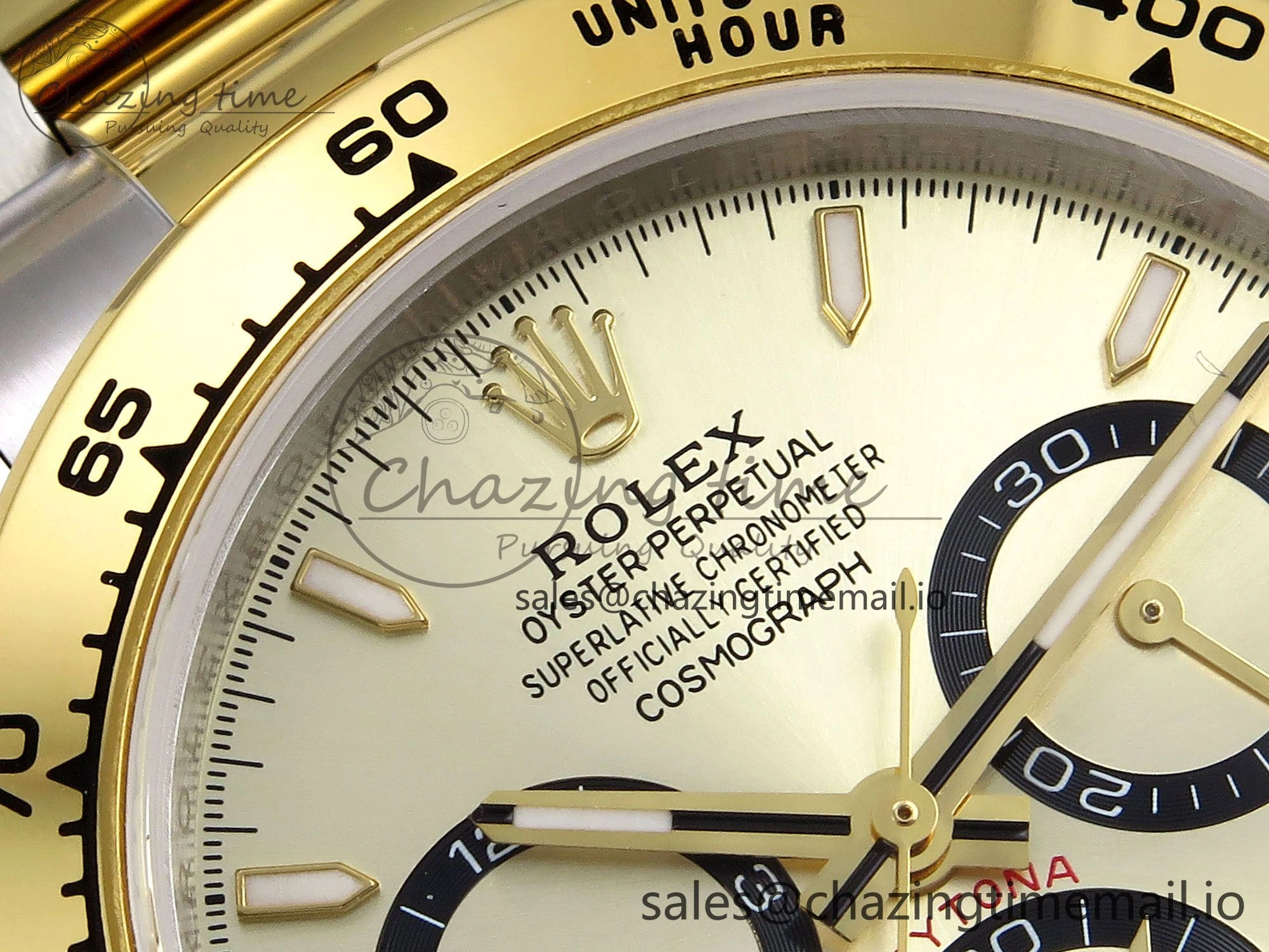Daytona 126503 QF 1:1 Best Edition YG Dial on SS YG Braclet SH4131 V5