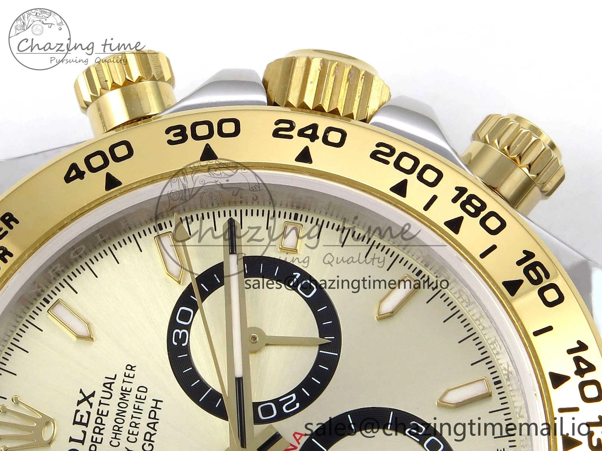 Daytona 126503 QF 1:1 Best Edition YG Dial on SS YG Braclet SH4131 V5