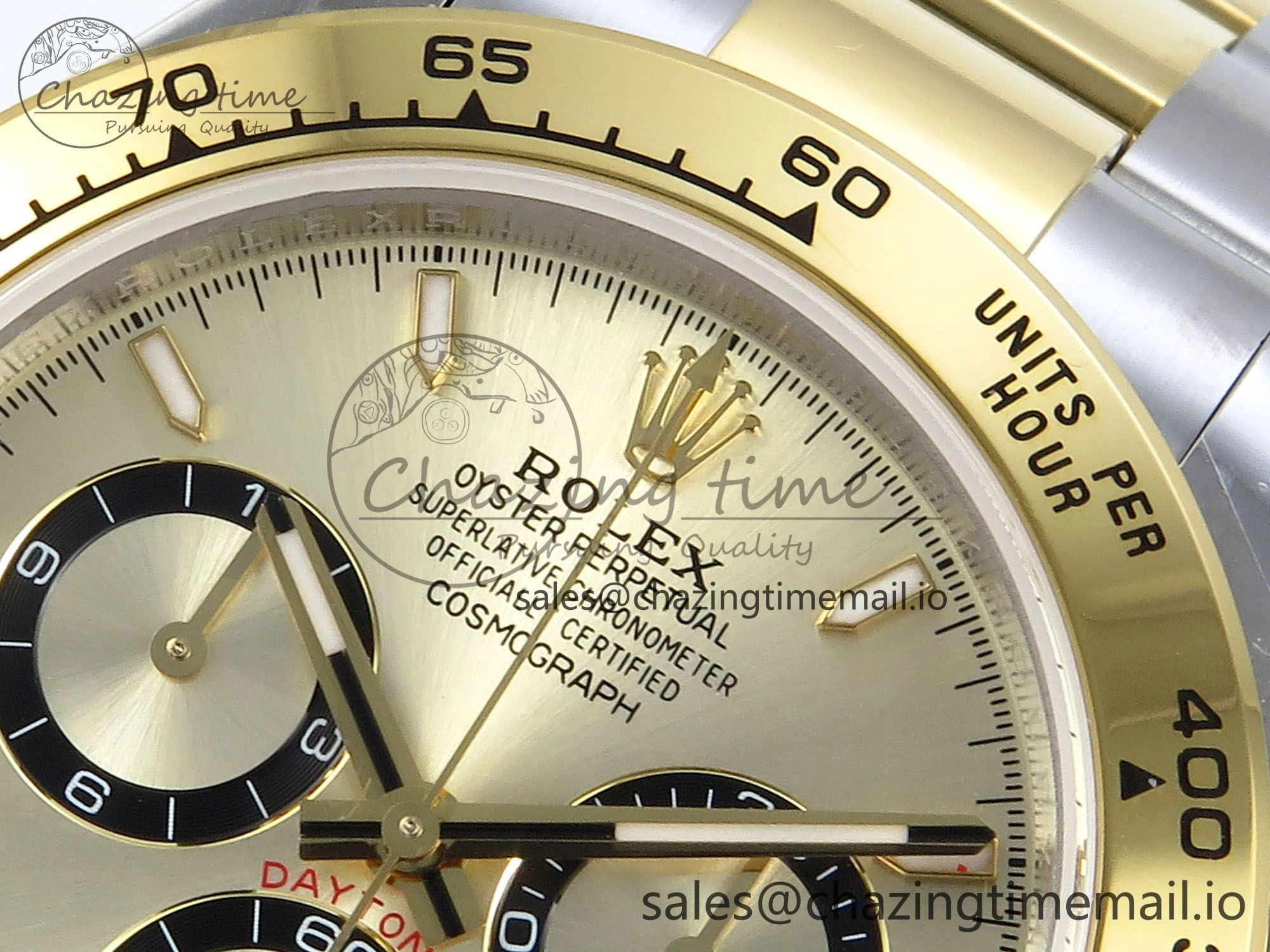 Daytona 126503 QF 1:1 Best Edition YG Dial on SS YG Braclet SH4131 V5