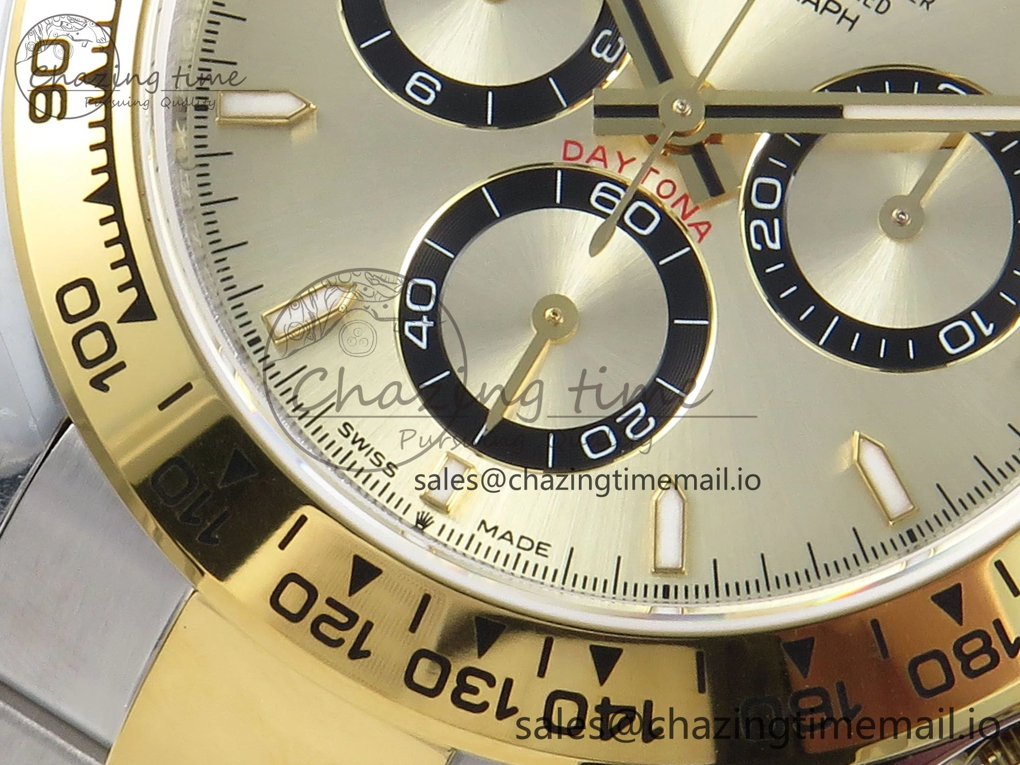 Daytona 126503 QF 1:1 Best Edition YG Dial on SS YG Braclet SH4131 V5