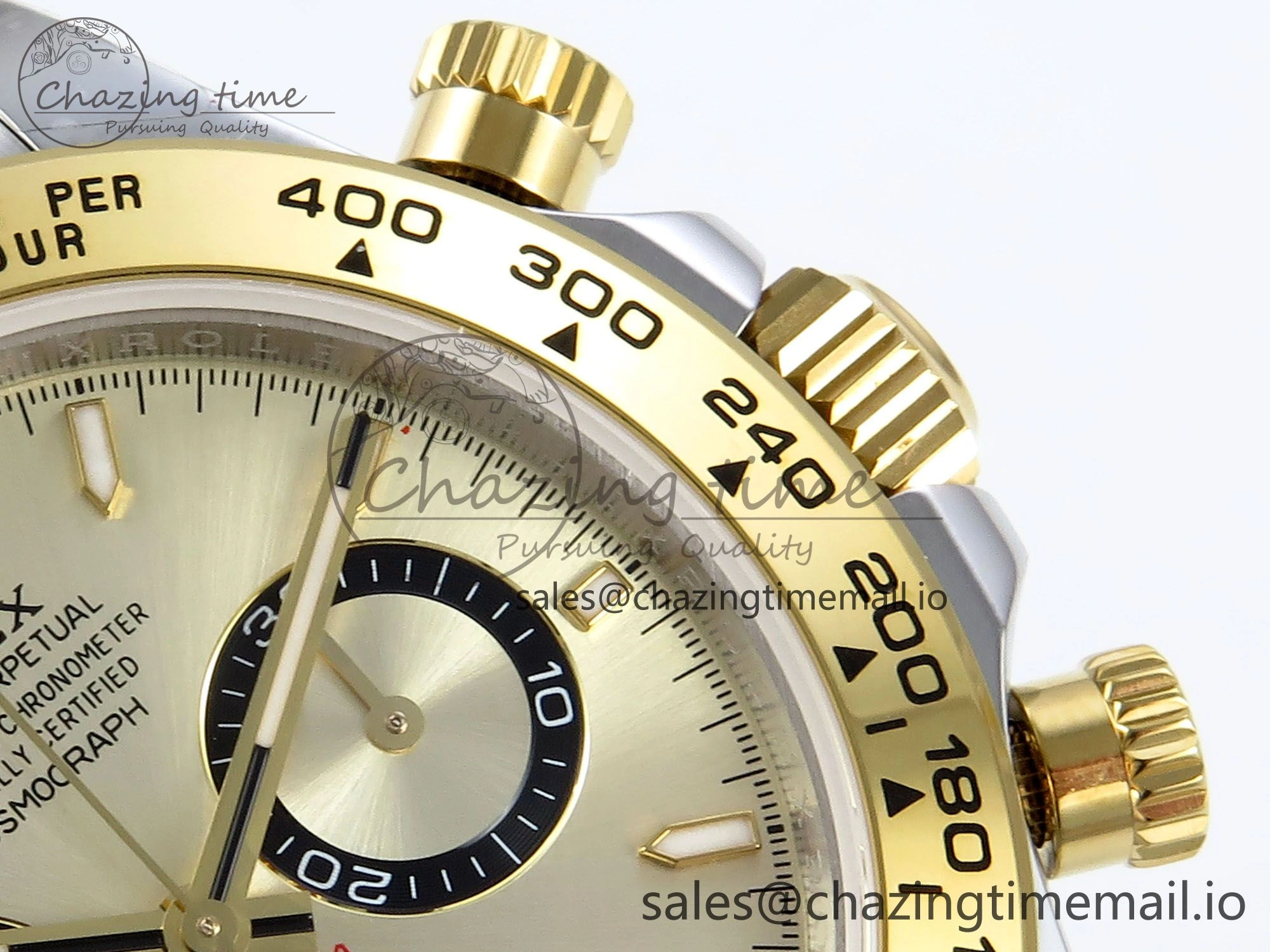 Daytona 126503 QF 1:1 Best Edition YG Dial on SS YG Braclet SH4131 V5