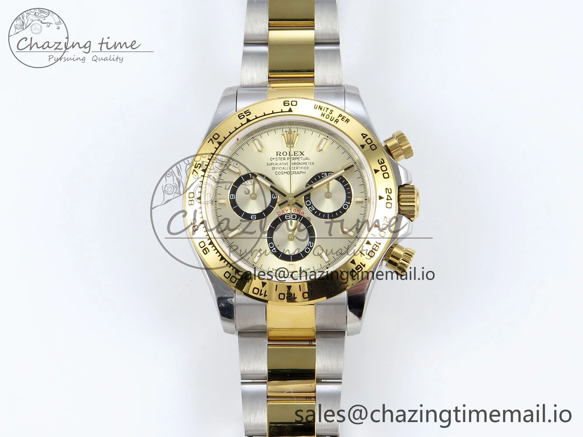 Daytona 126503 QF 1:1 Best Edition YG Dial on SS YG Braclet SH4131 V5