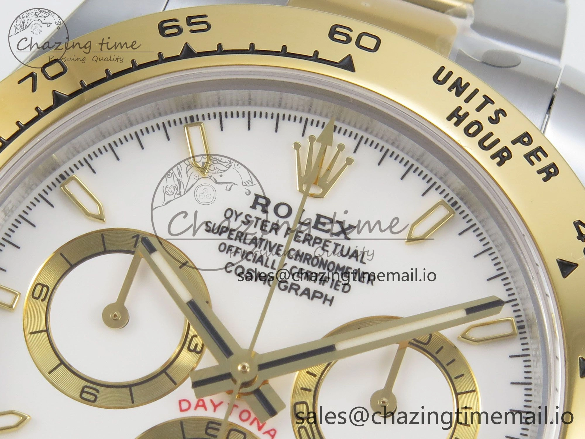 Daytona 126503 SS YG Clean 1:1 Best Edition 904L White Dial on SS YG Bracelet Super Clone DD4131