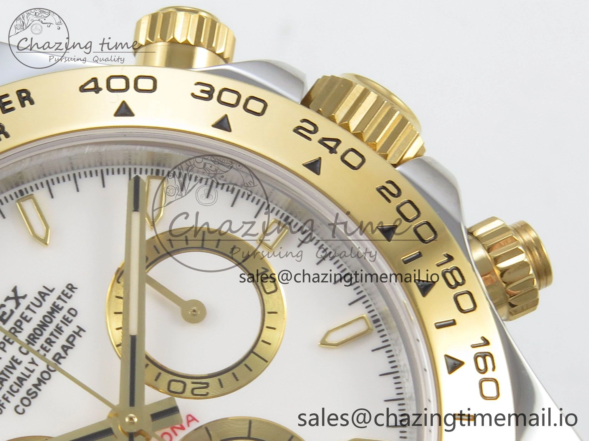 Daytona 126503 SS YG Clean 1:1 Best Edition 904L White Dial on SS YG Bracelet Super Clone DD4131