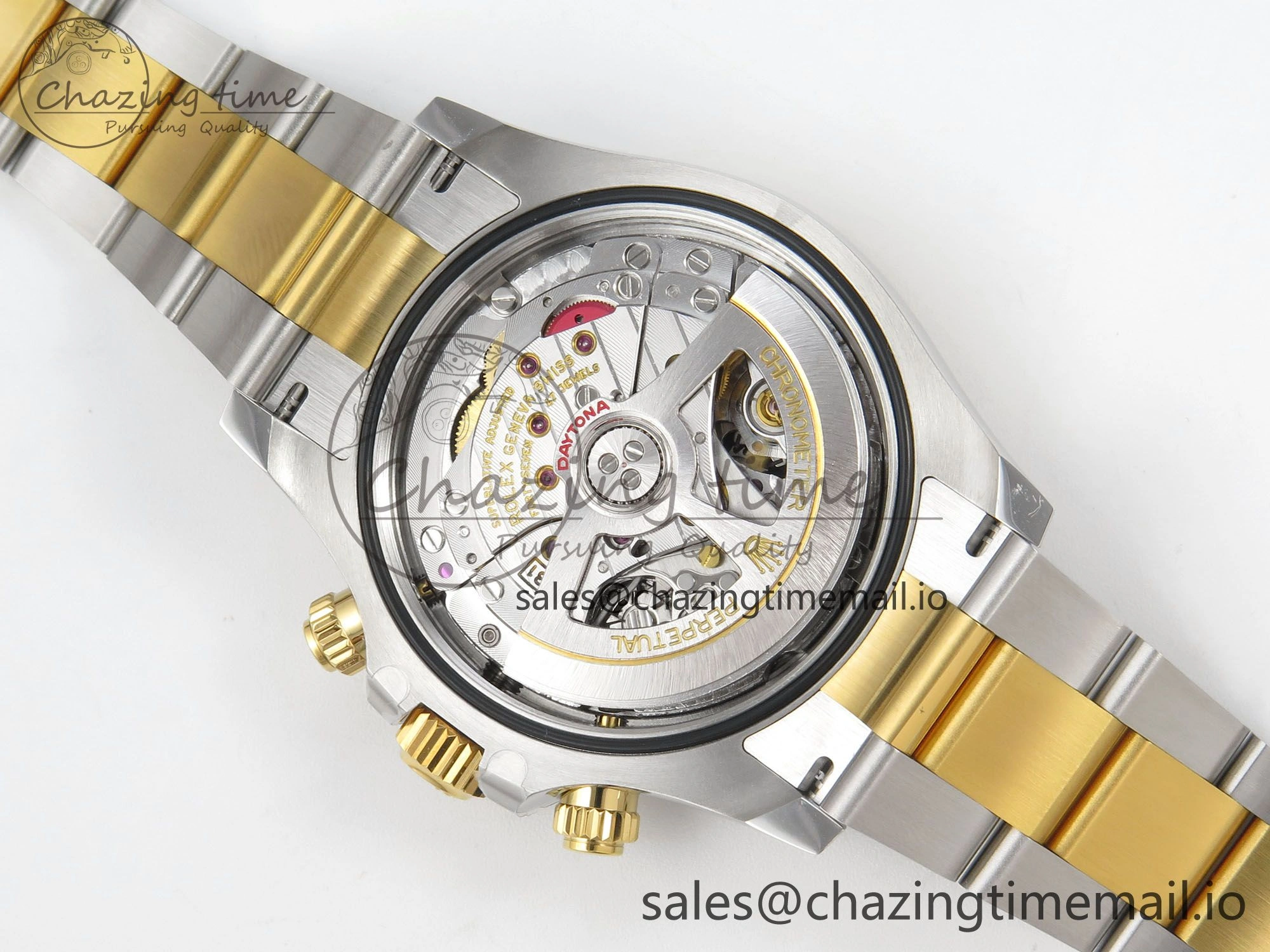Daytona 126503 THBF 1:1 Best Edition Black YG Diamonds Dial on SS YG Bracelet SH4131