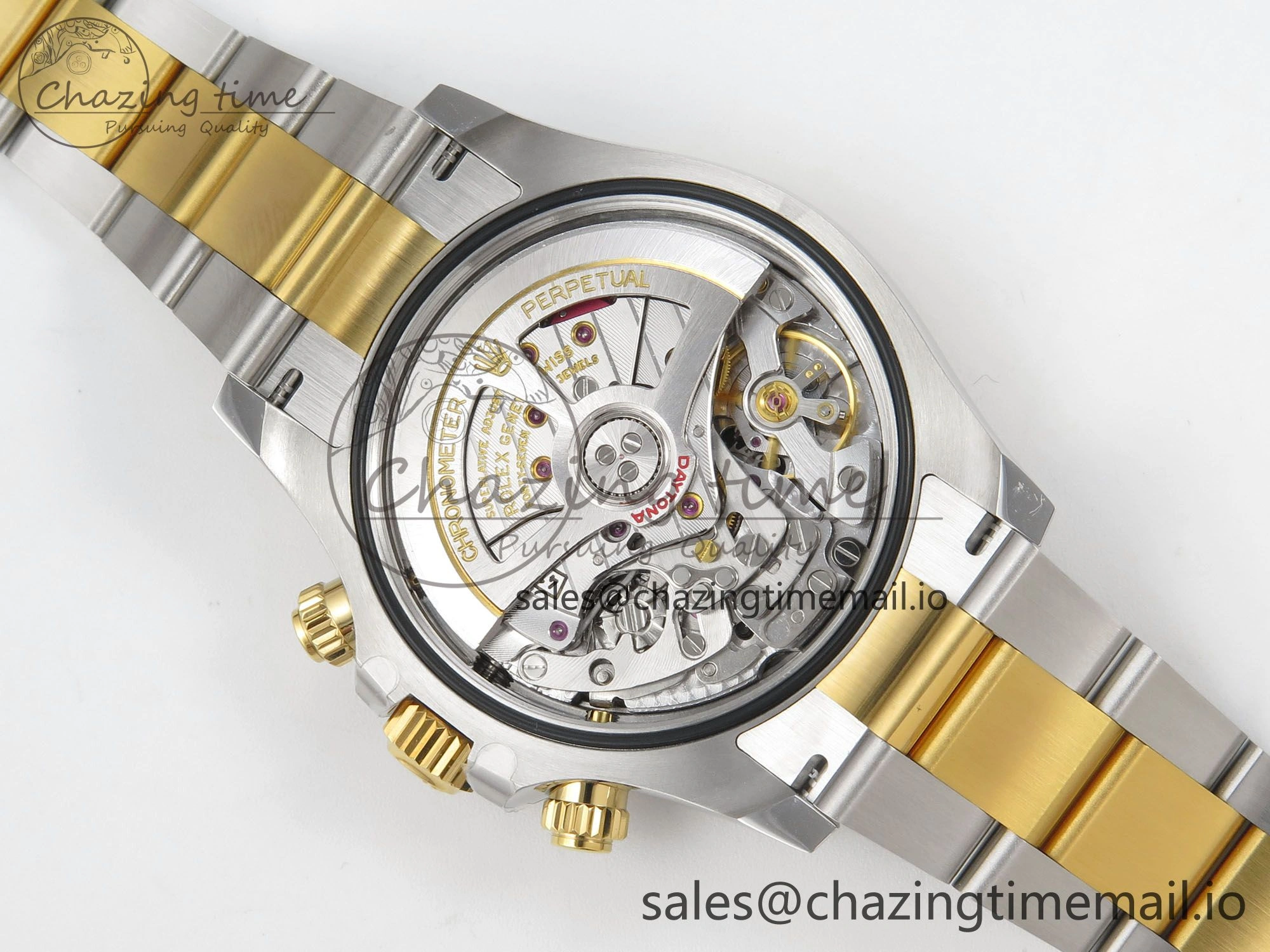 Daytona 126503 THBF 1:1 Best Edition Black YG Diamonds Dial on SS YG Bracelet SH4131