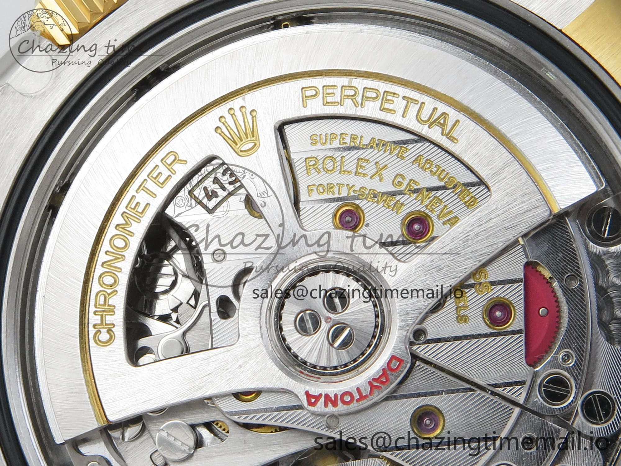 Daytona 126503 THBF 1:1 Best Edition Black YG Diamonds Dial on SS YG Bracelet SH4131