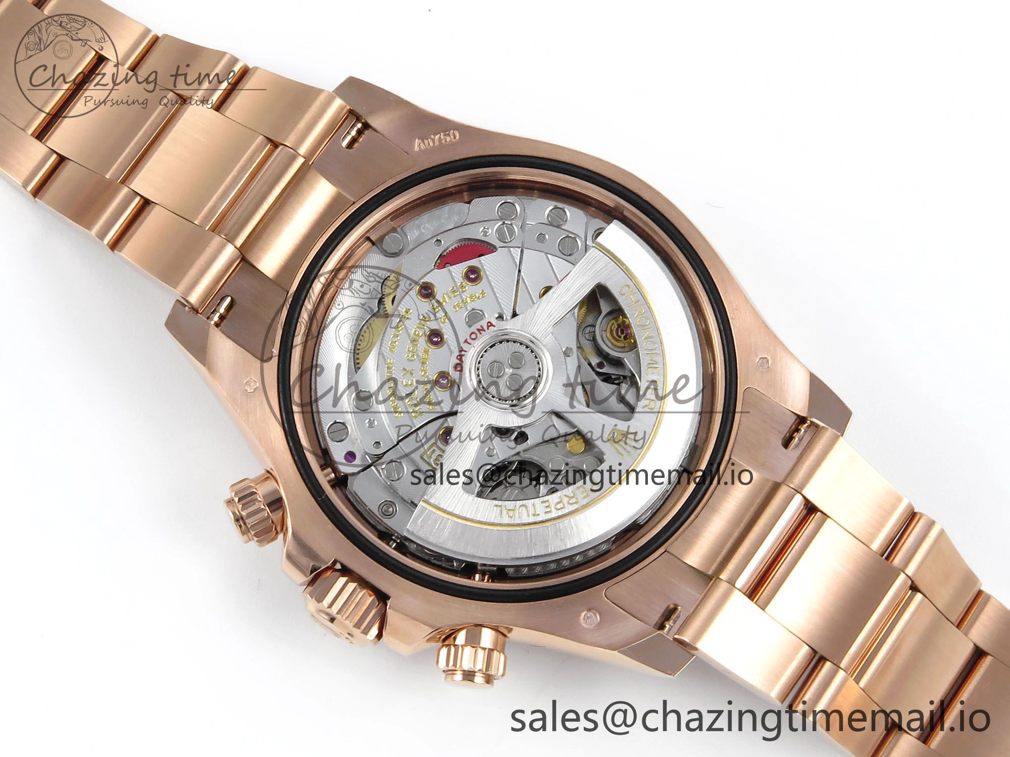 Daytona 126505 APSF 1:1 Best Edition Black RG Dial on RG Braclet SH4131