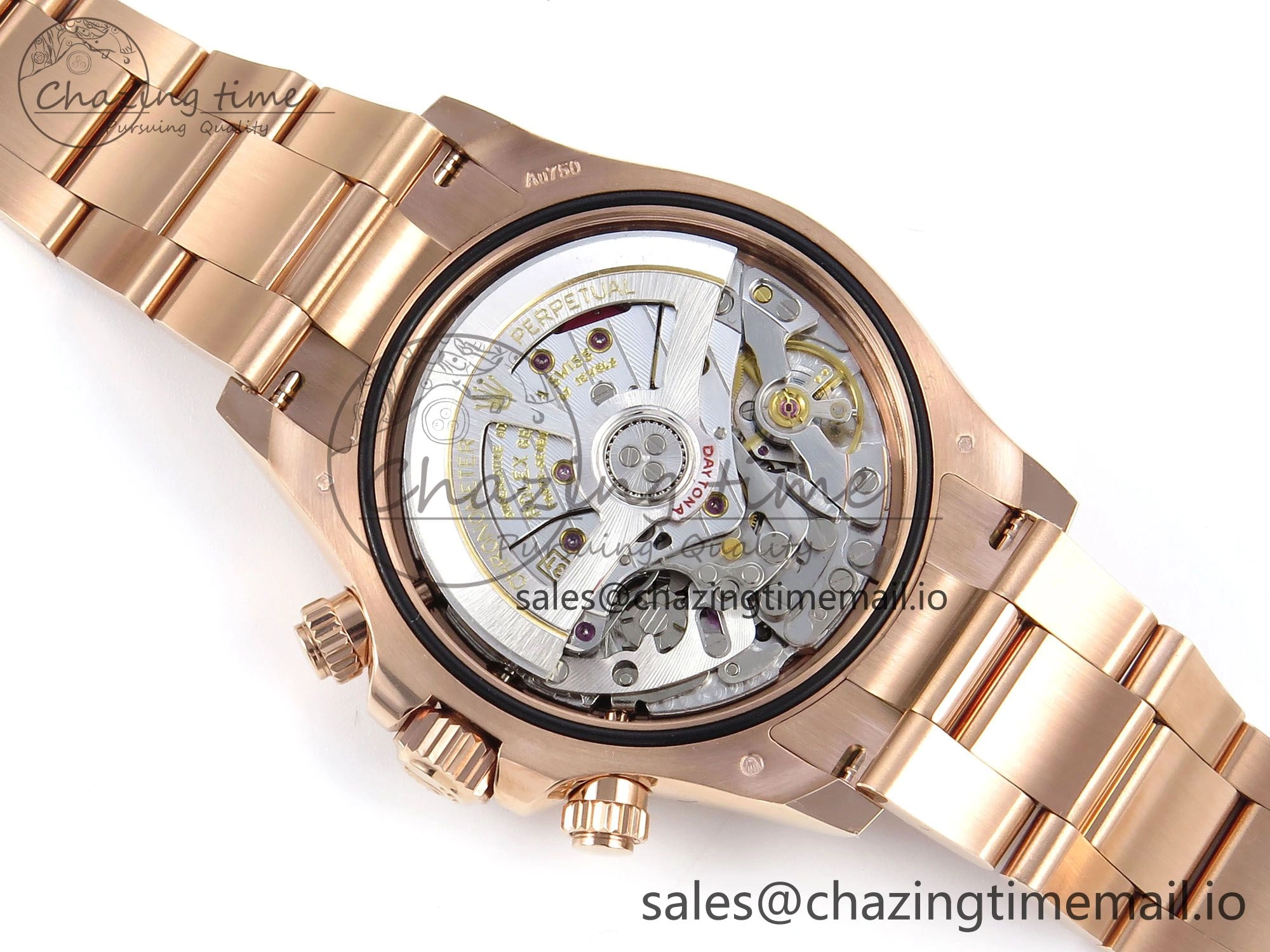 Daytona 126505 APSF 1:1 Best Edition Black RG Dial on RG Braclet SH4131