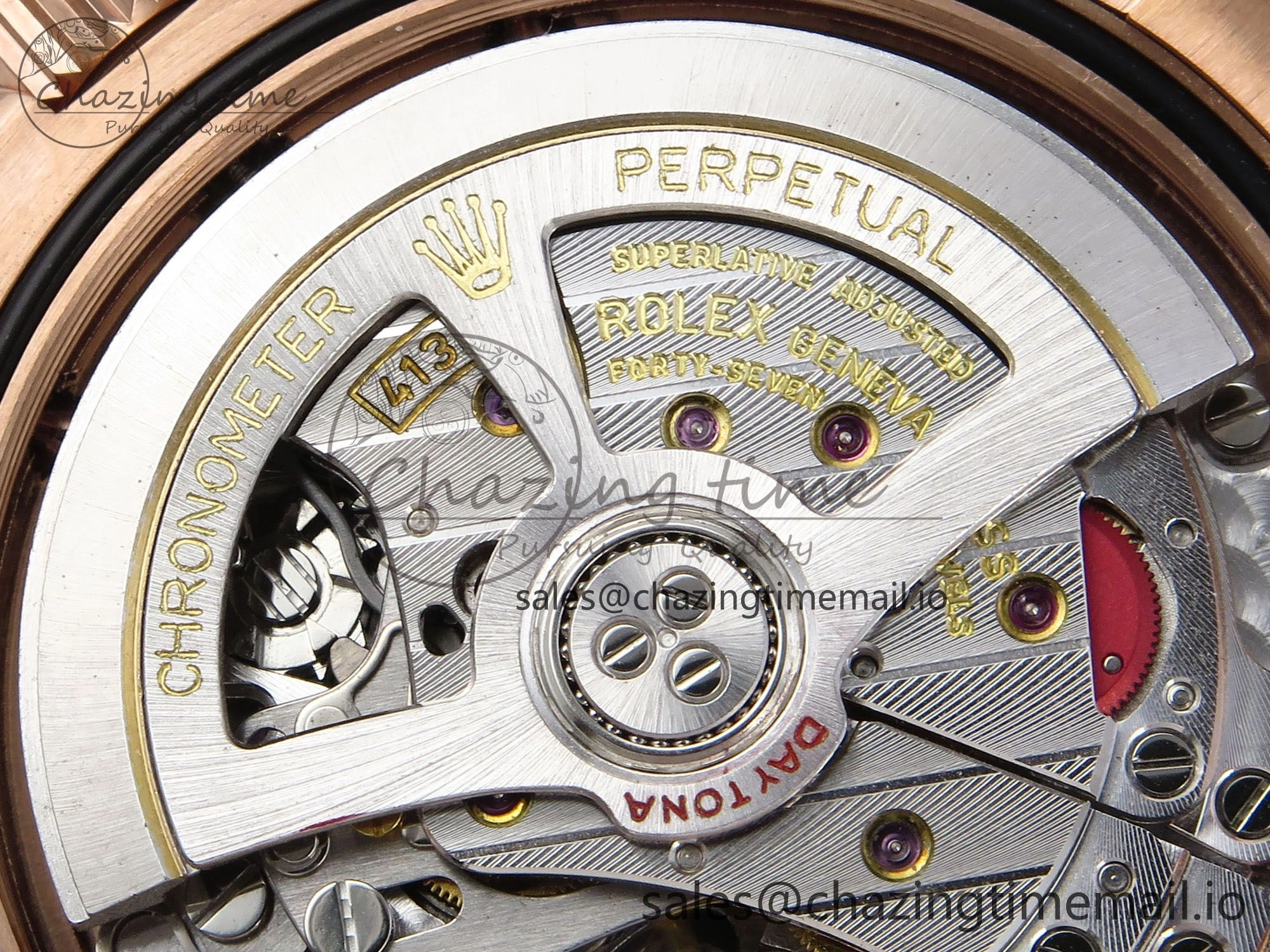 Daytona 126505 APSF 1:1 Best Edition Black RG Dial on RG Braclet SH4131
