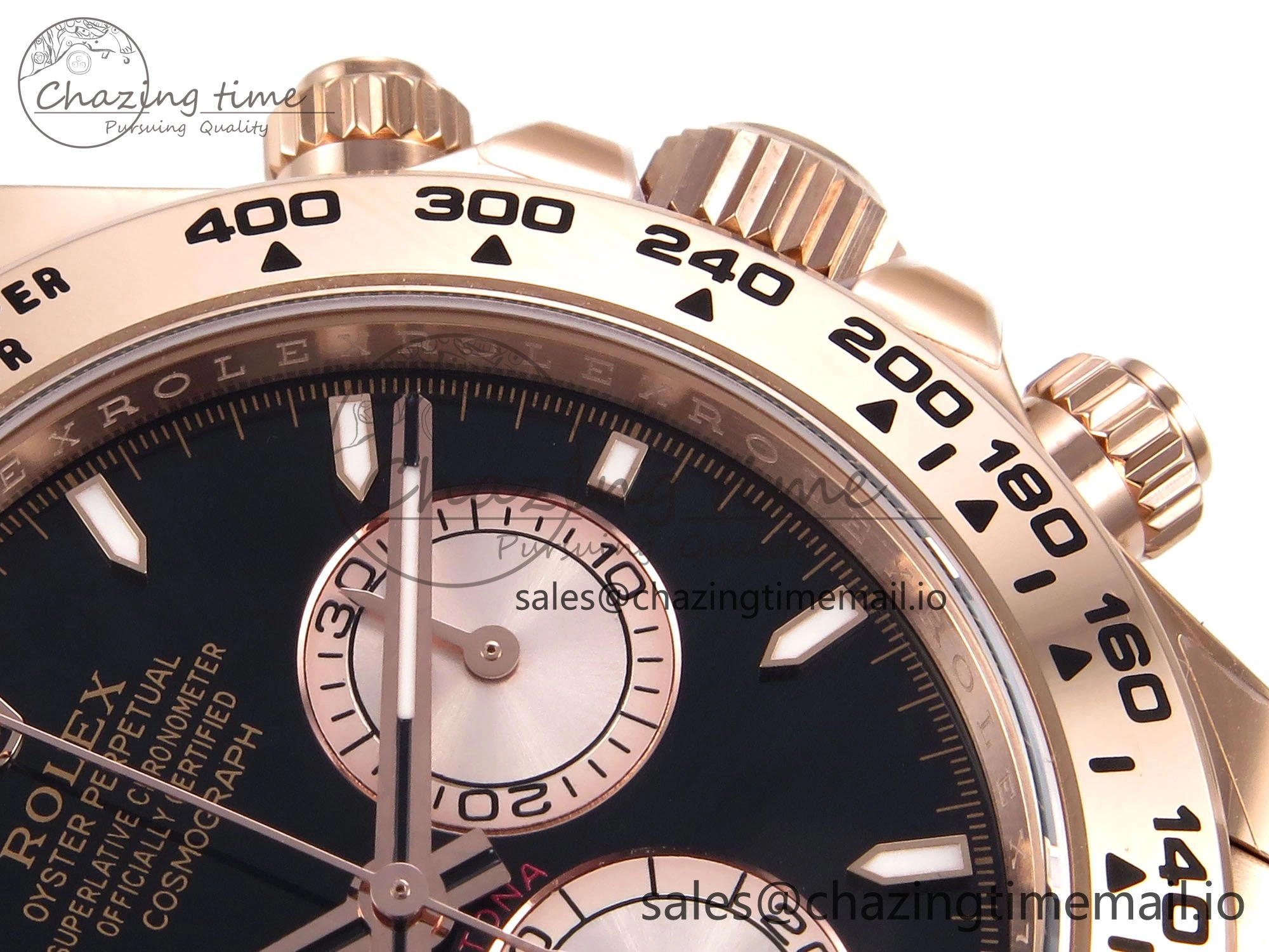 Daytona 126505 APSF 1:1 Best Edition RG Black Dial on RG Bracelet SH4131