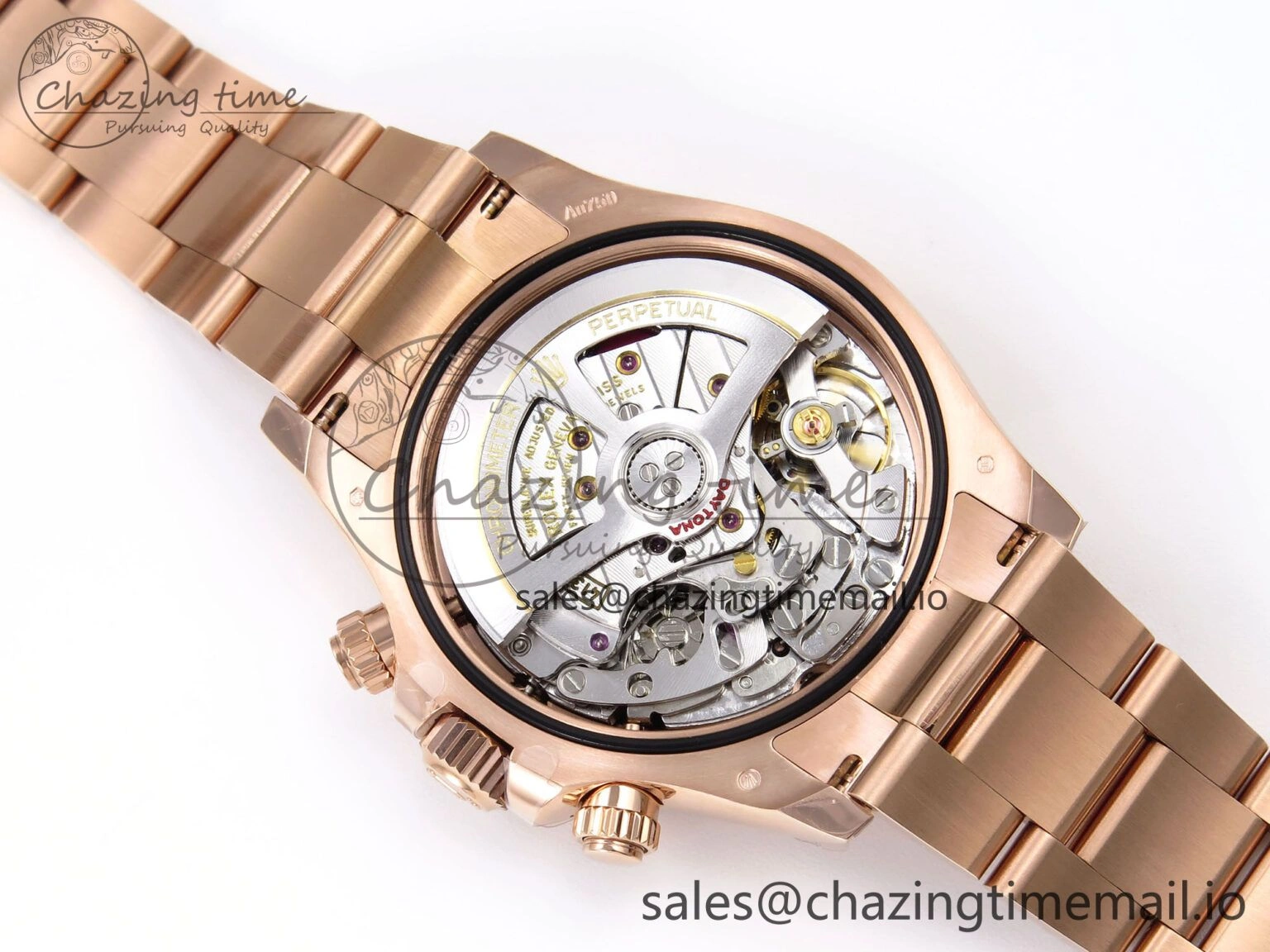 Daytona 126505 APSF 1:1 Best Edition RG Black Dial on RG Bracelet SH4131