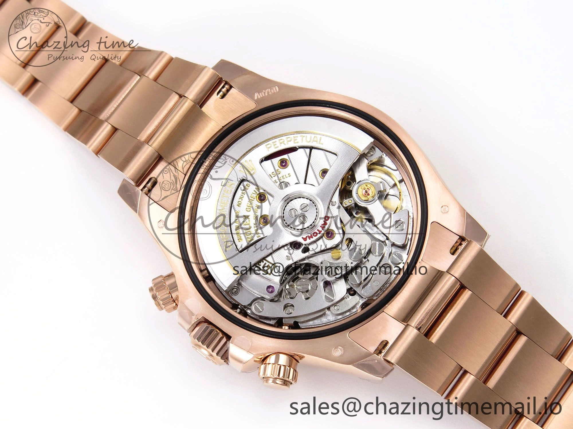 Daytona 126505 APSF 1:1 Best Edition RG Black Dial on RG Bracelet SH4131