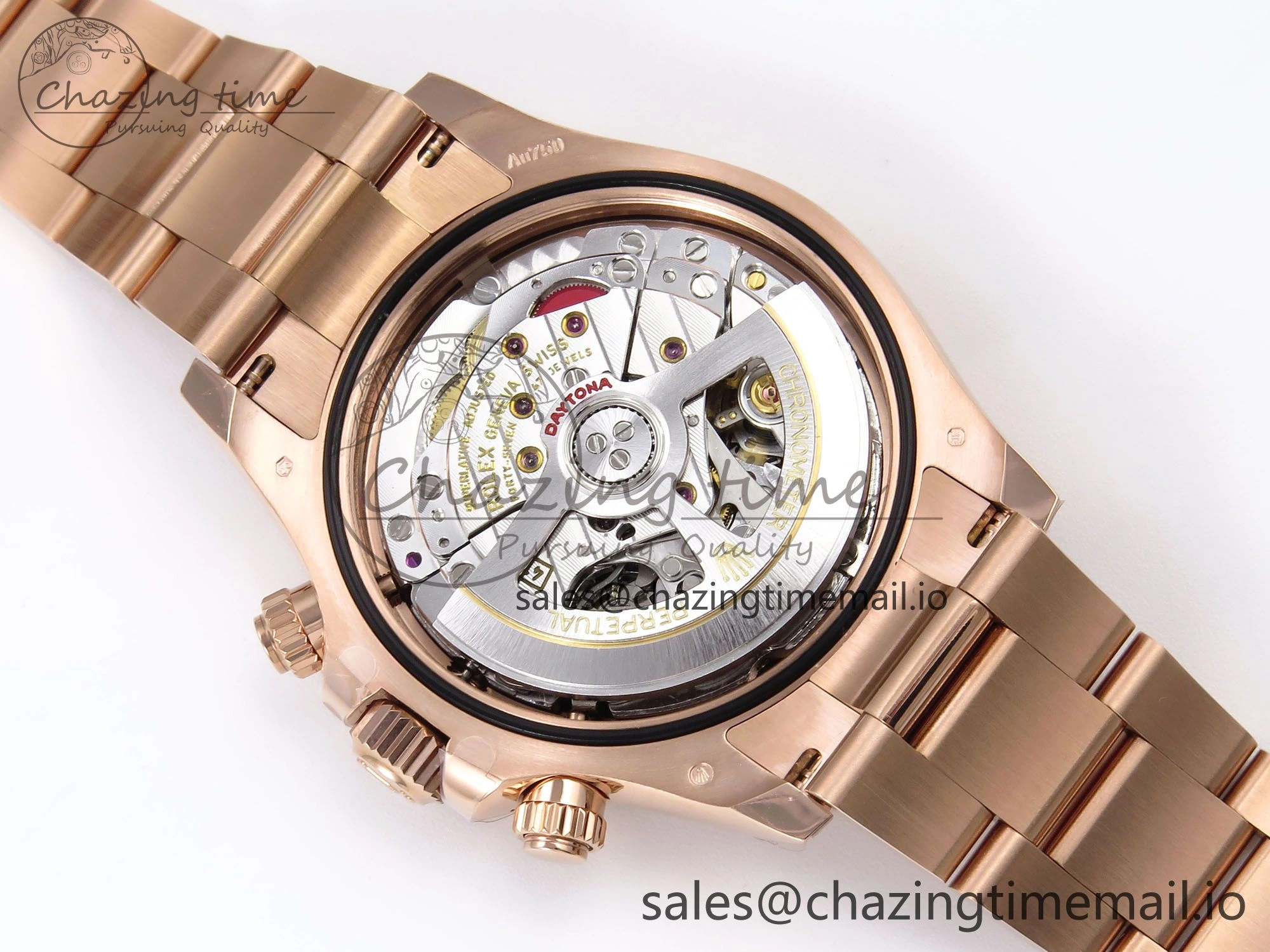 Daytona 126505 APSF 1:1 Best Edition RG Black Dial on RG Bracelet SH4131