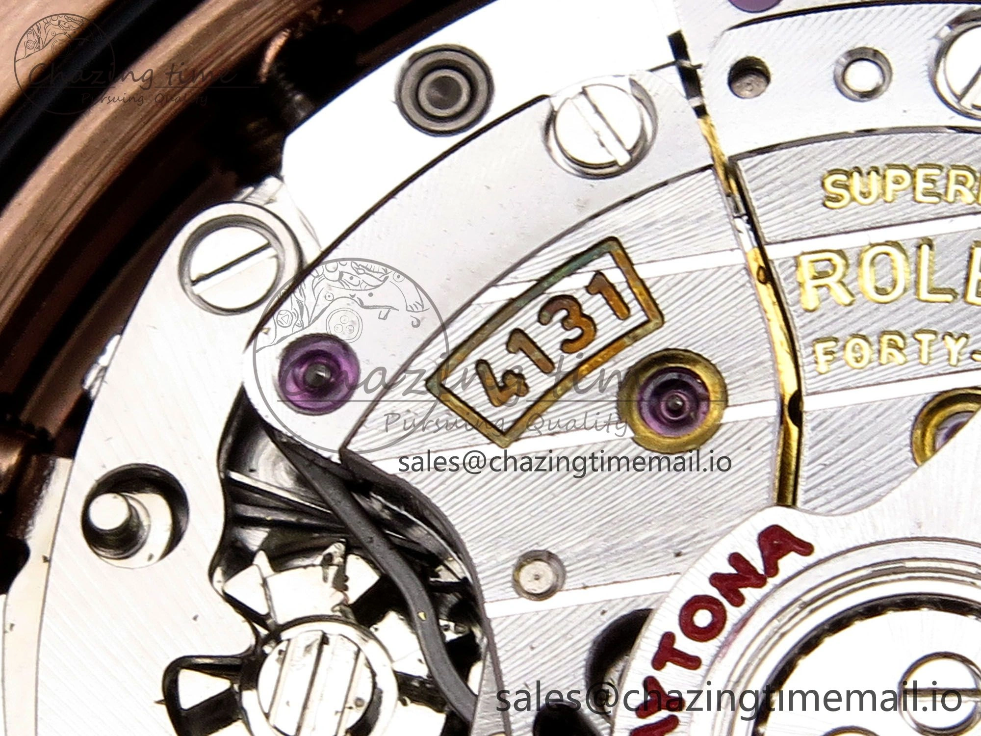 Daytona 126505 APSF 1:1 Best Edition RG Black Dial on RG Bracelet SH4131