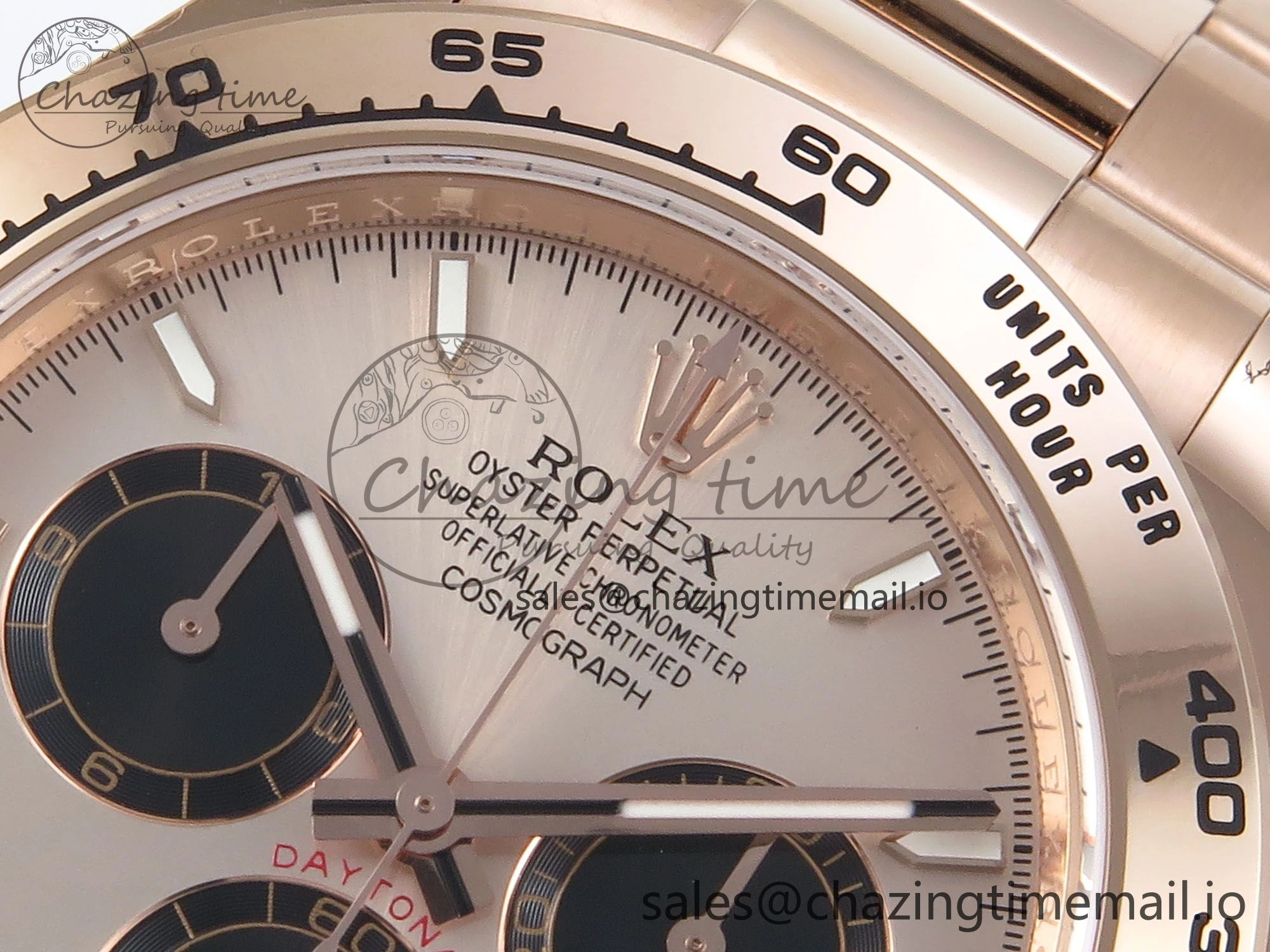Daytona 126505 APSF 1:1 Best Edition RG Black Dial on RG Braclet SH4131