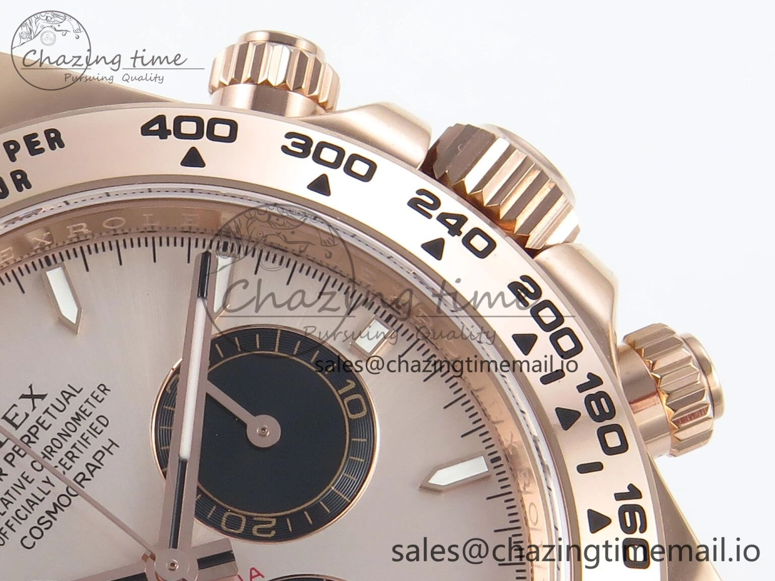 Daytona 126505 APSF 1:1 Best Edition RG Black Dial on RG Braclet SH4131